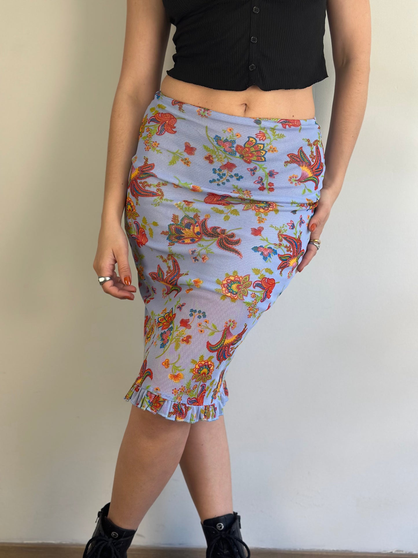 Vintage Floral Skirt