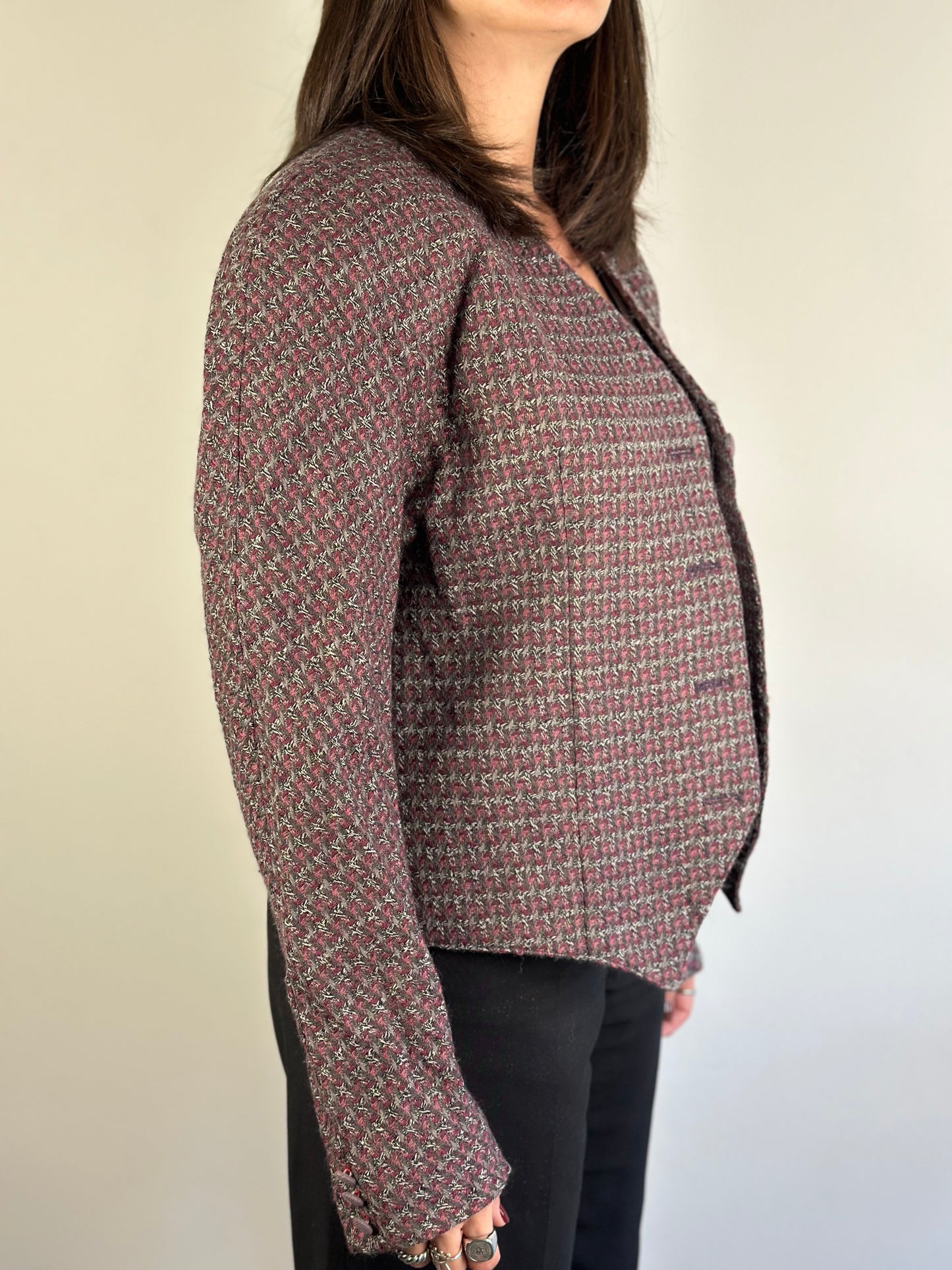 Vintage Patterned Blazer