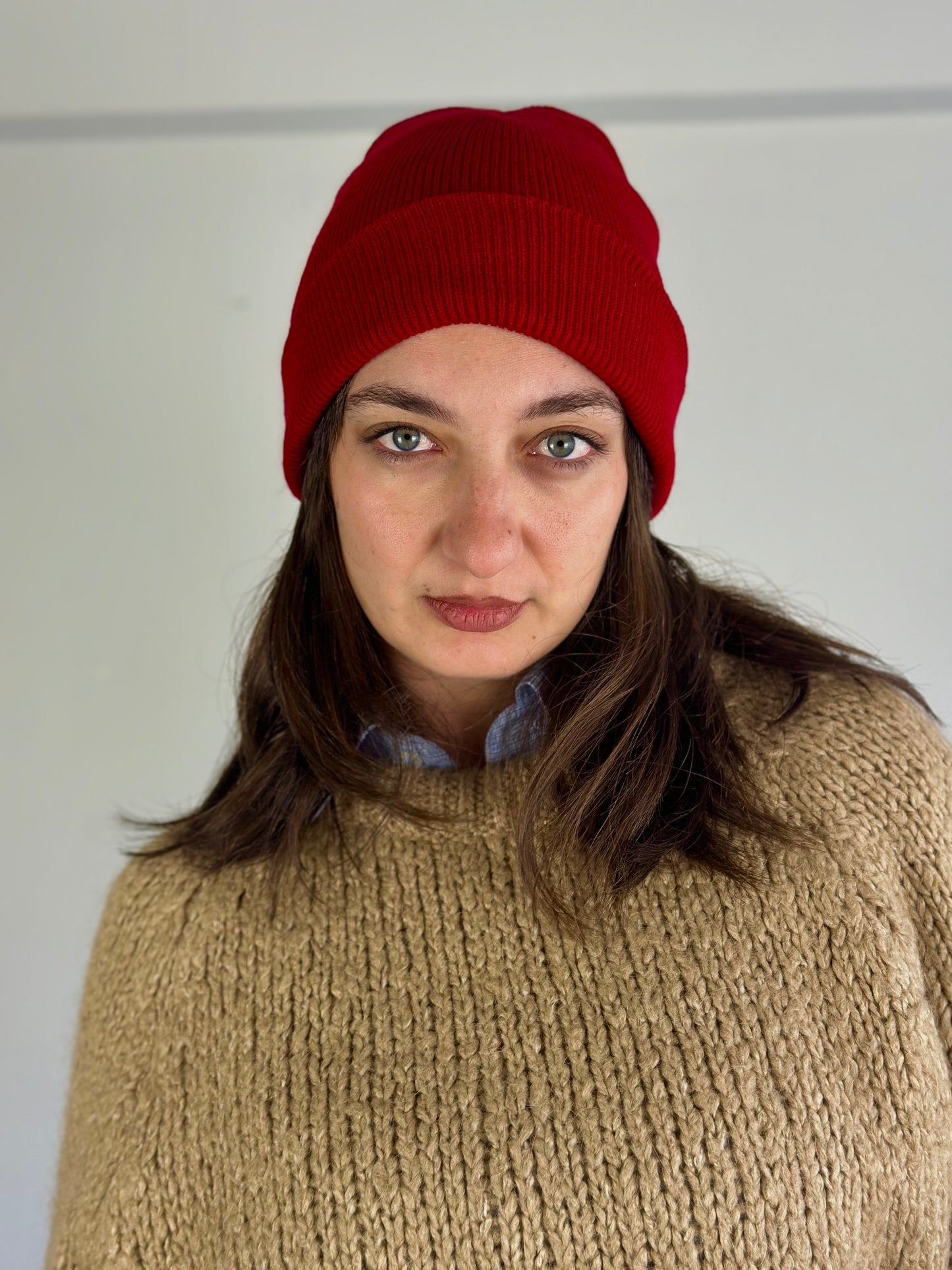Dark Red Beanie