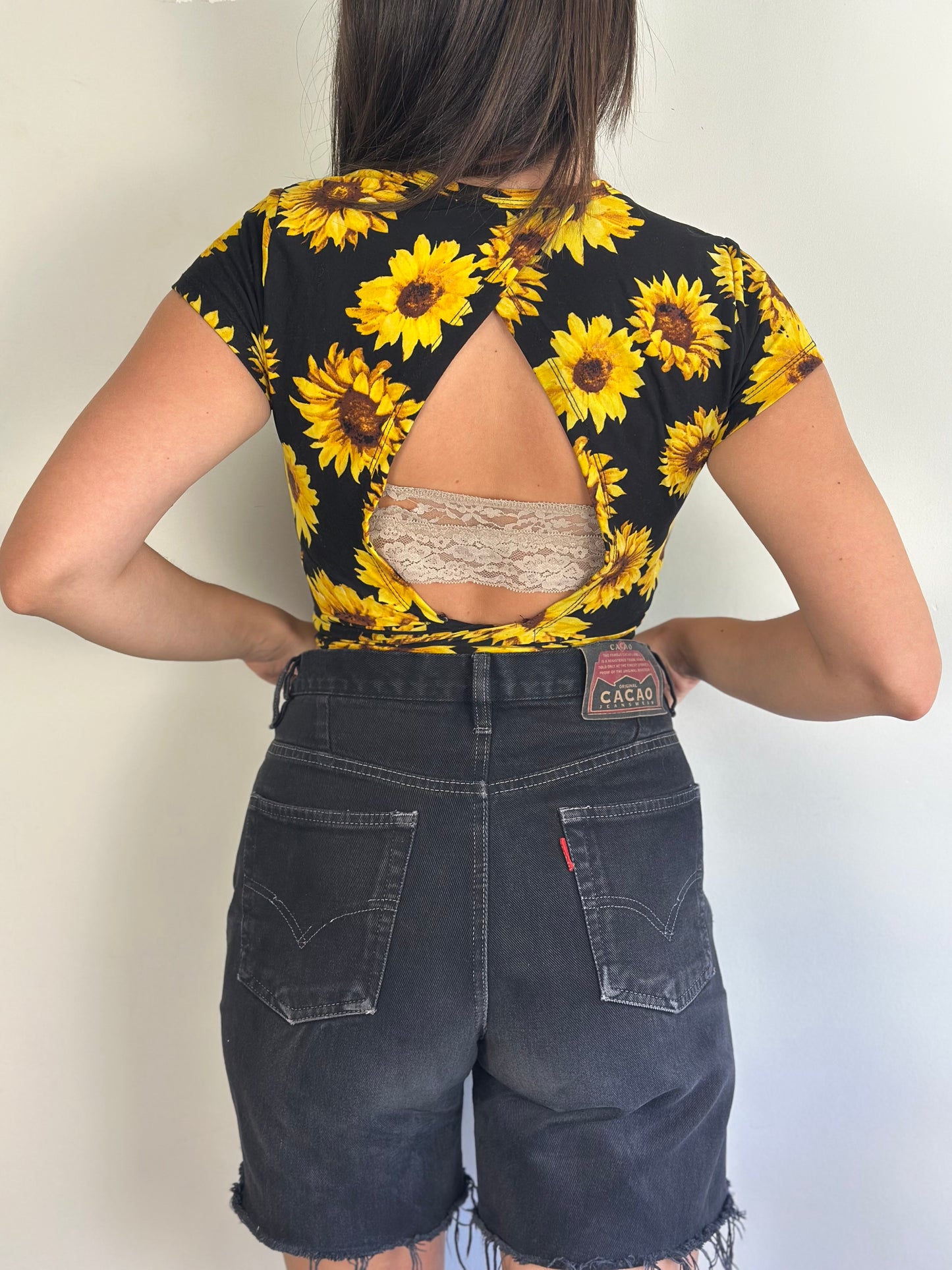 Vintage Open Back Top