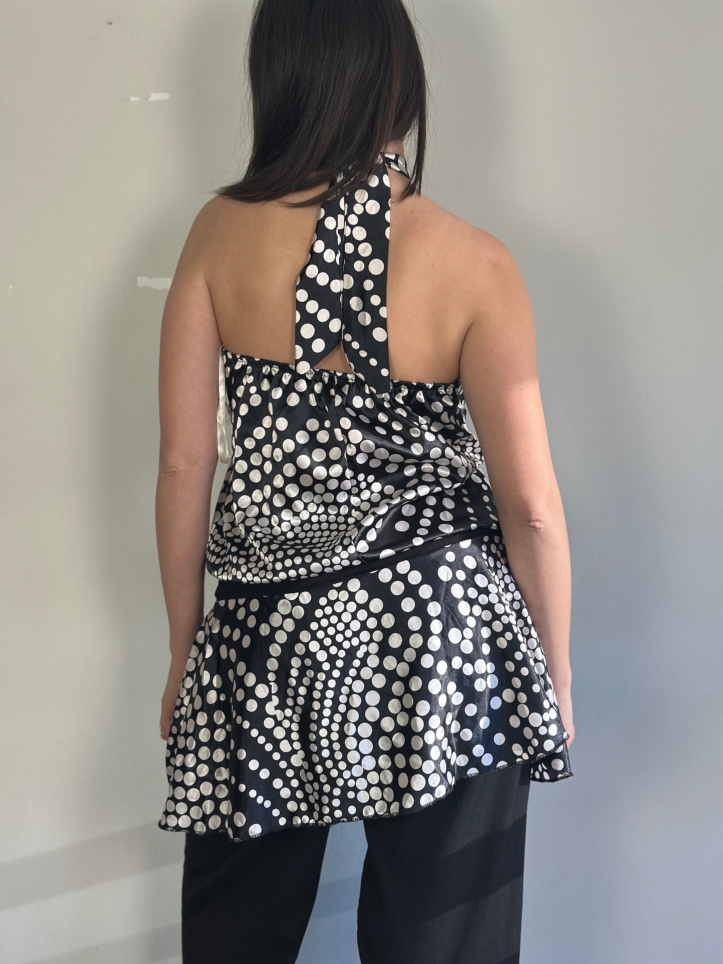 Halter Polka Dot Dress