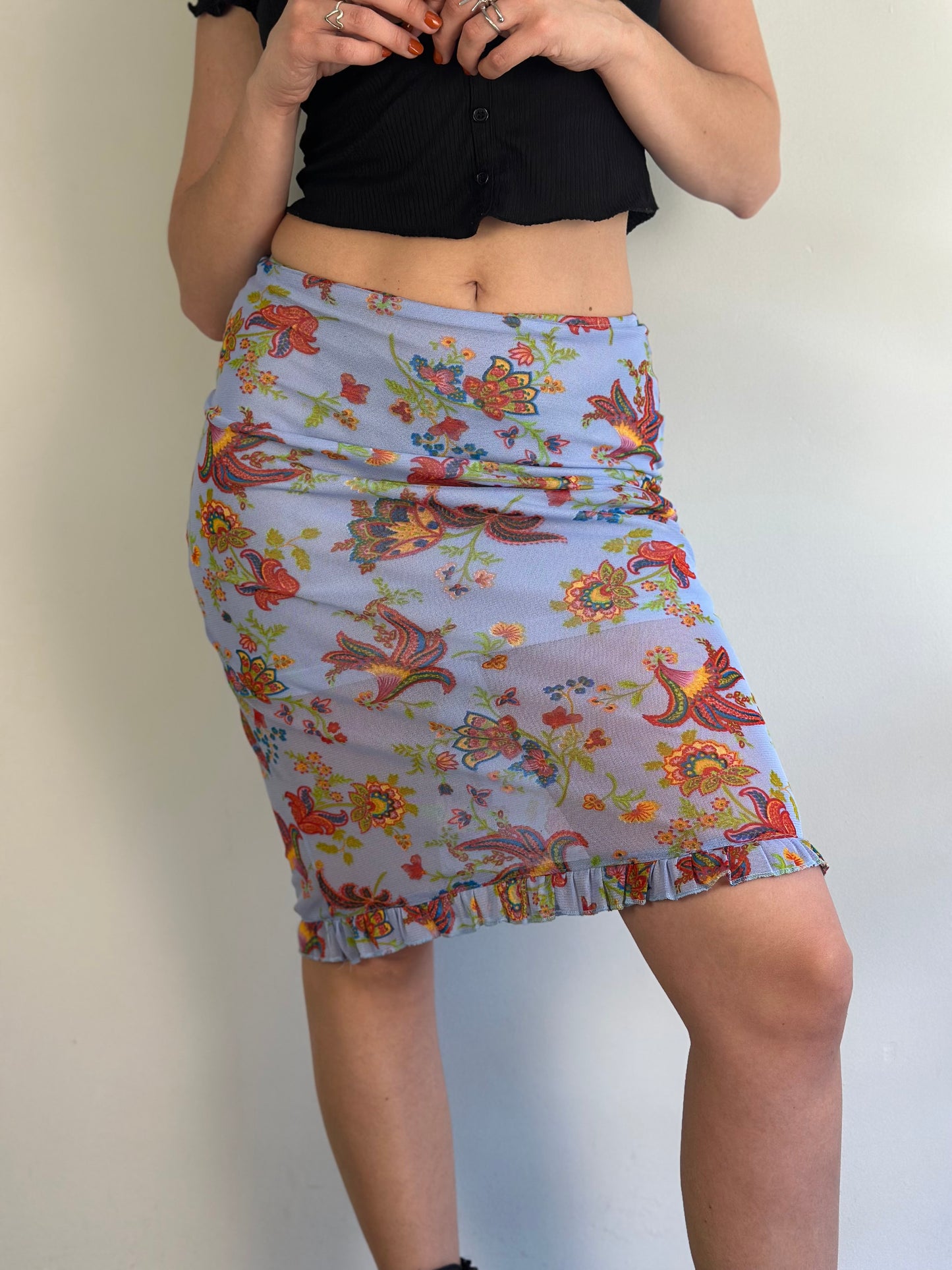 Vintage Floral Skirt