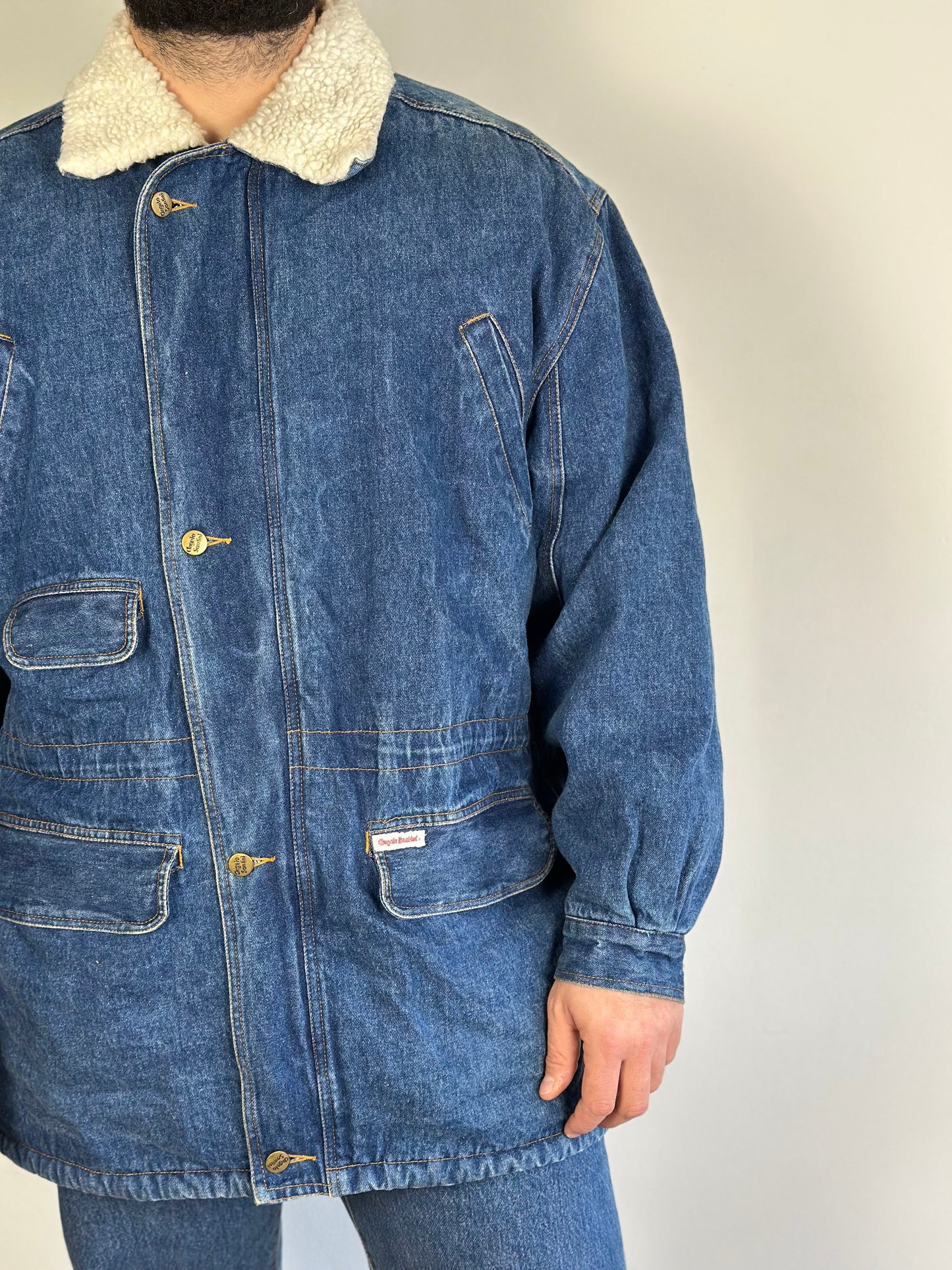 Vintage Sherpa Denim Jacket