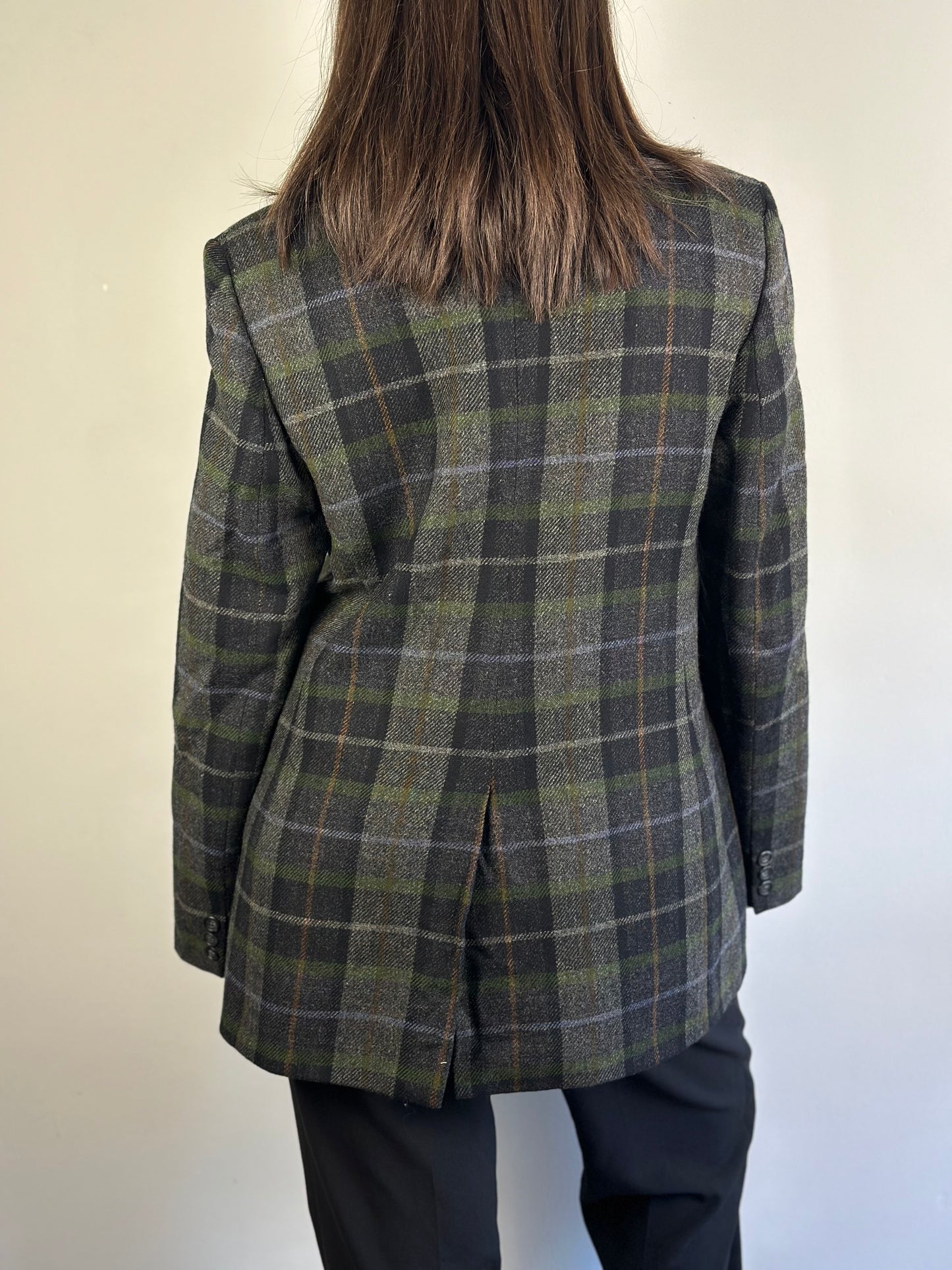 Vintage Checked Blazer