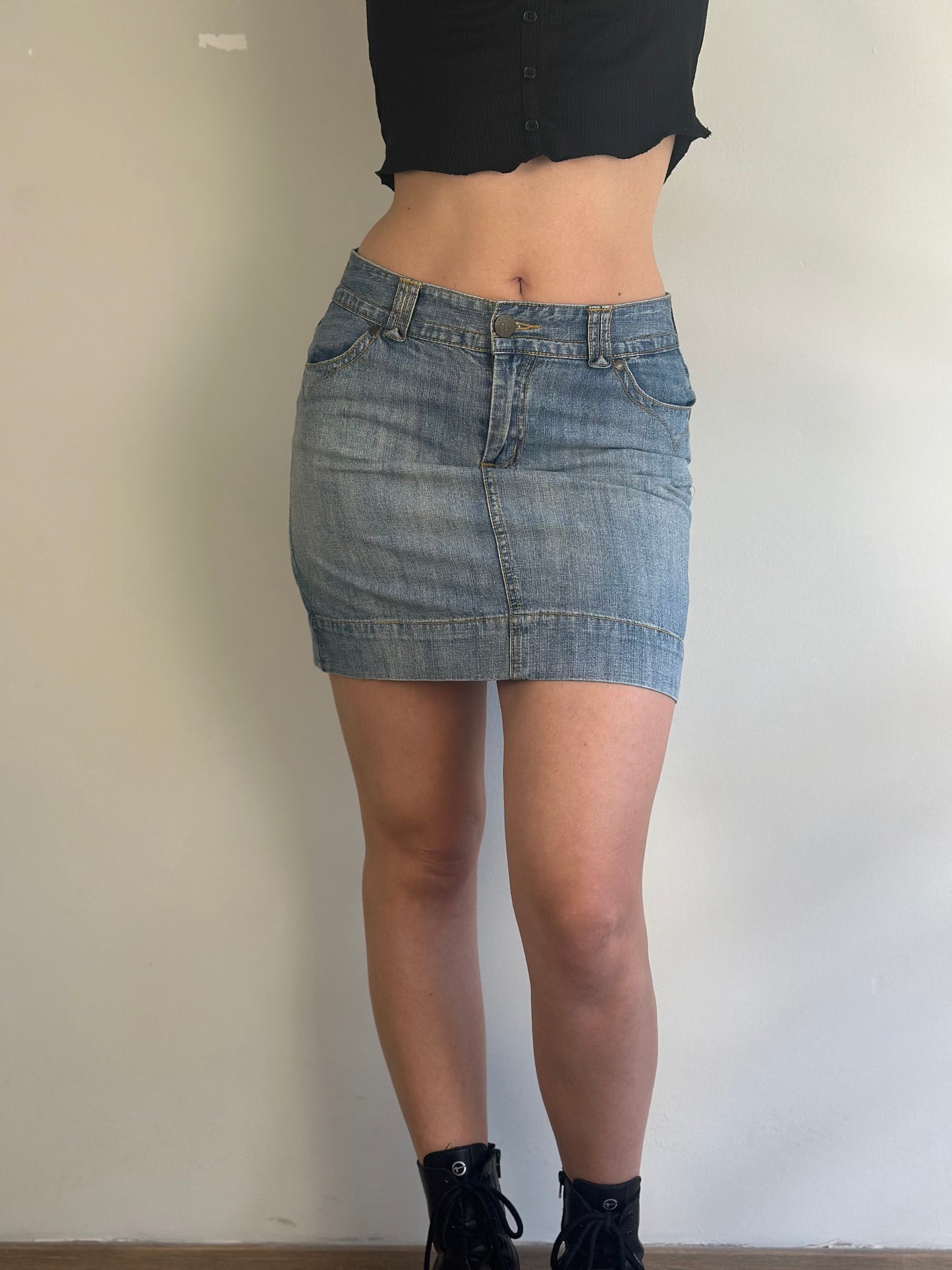 Denim Mini Skirt