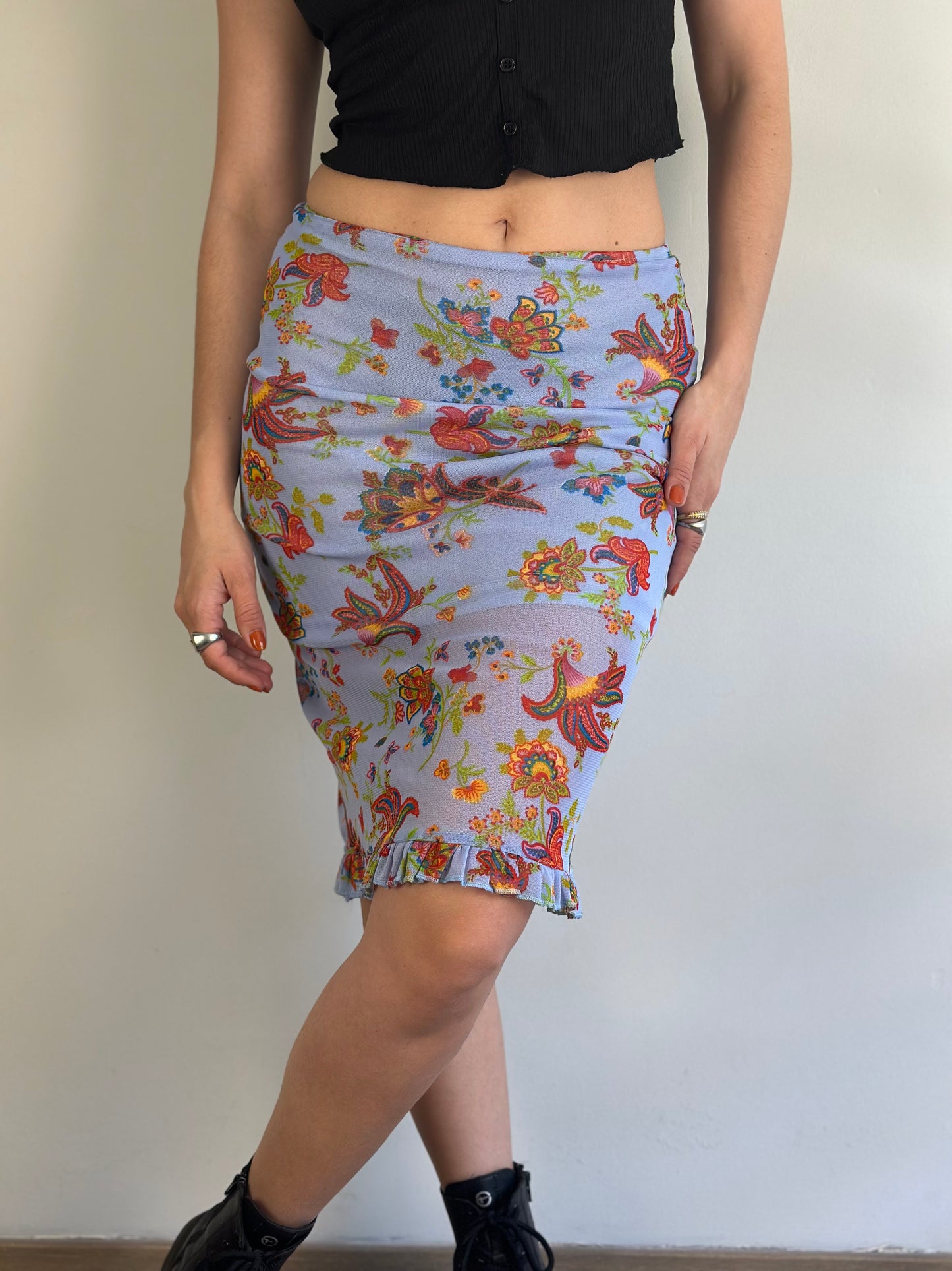 Vintage Floral Skirt