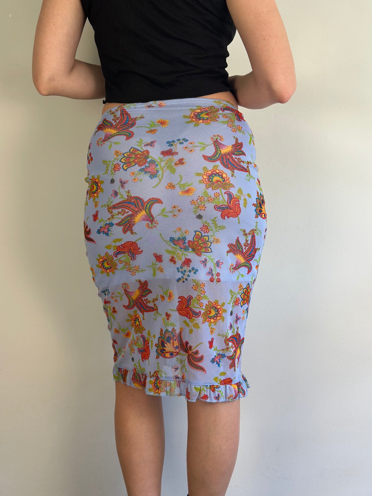 Vintage Floral Skirt