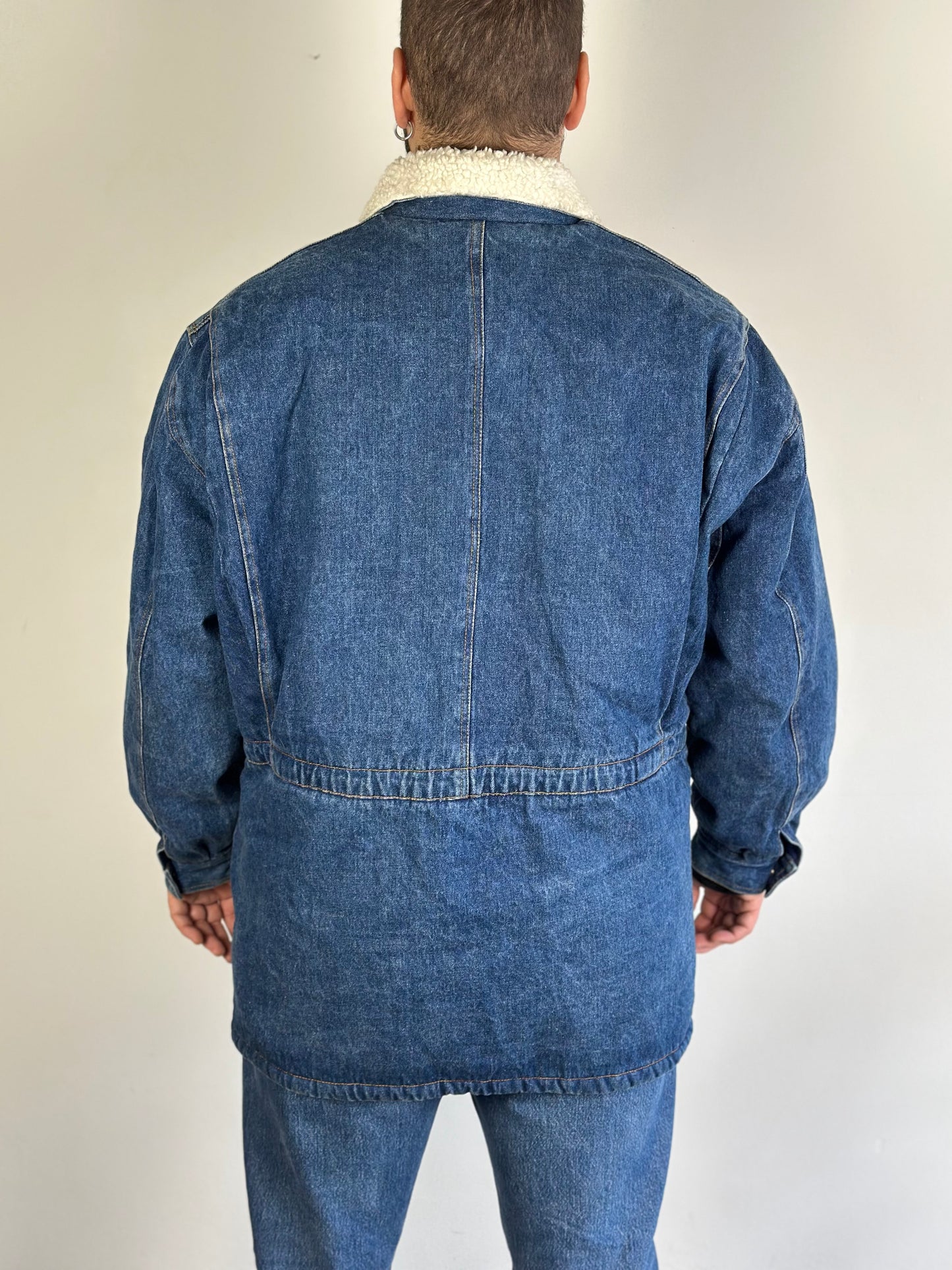 Vintage Sherpa Denim Jacket