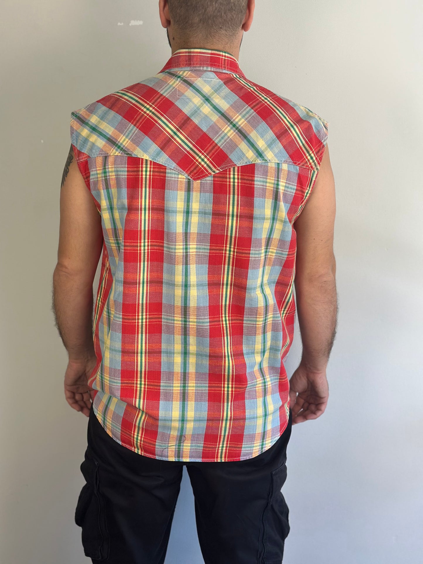 Plaid Vest-Shirt