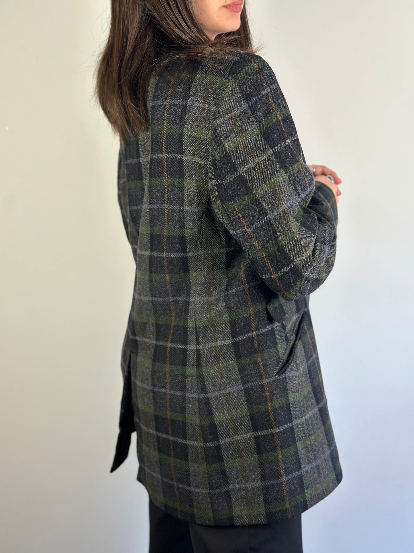 Vintage Checked Blazer