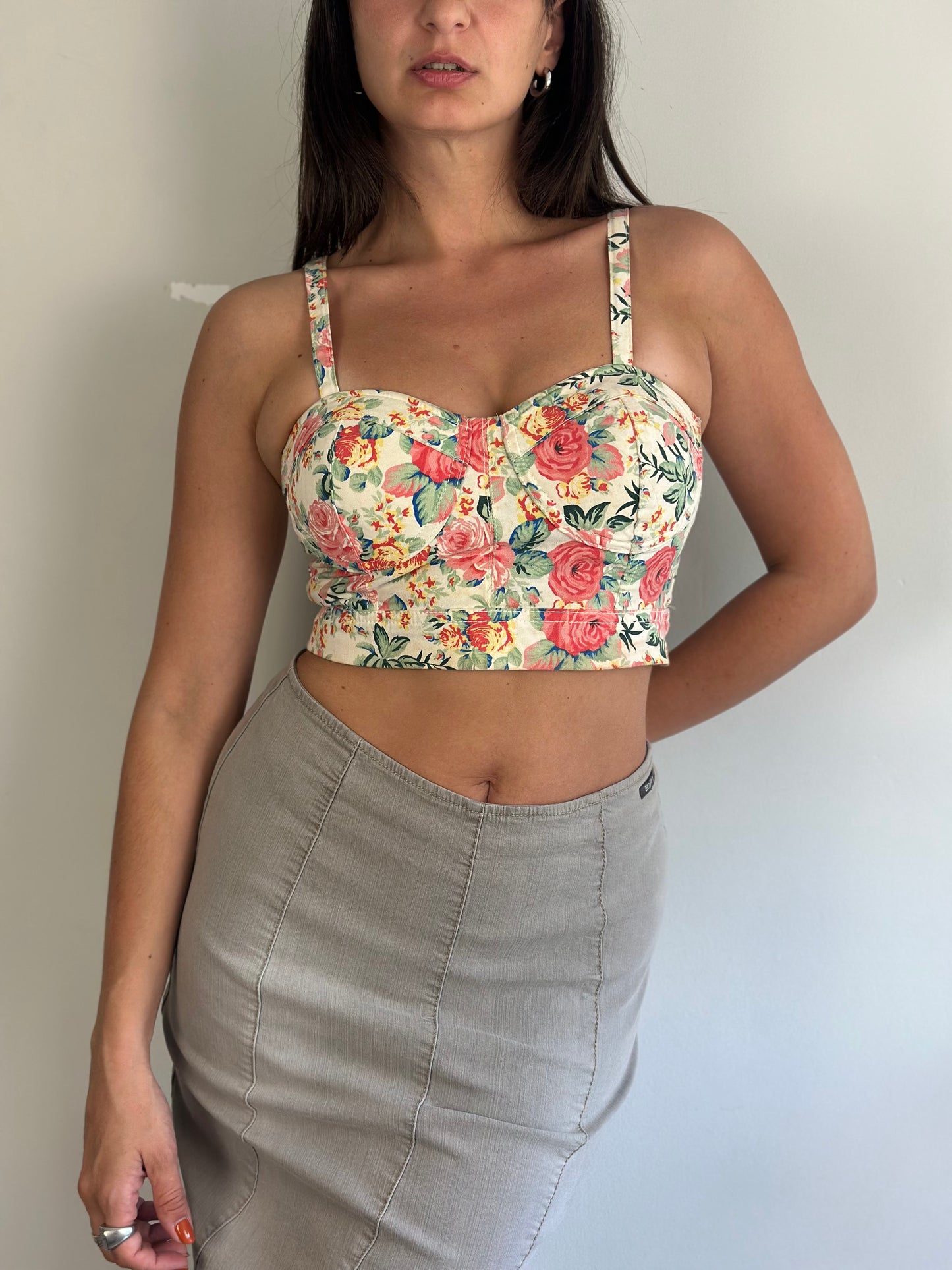 Floral Corset Top