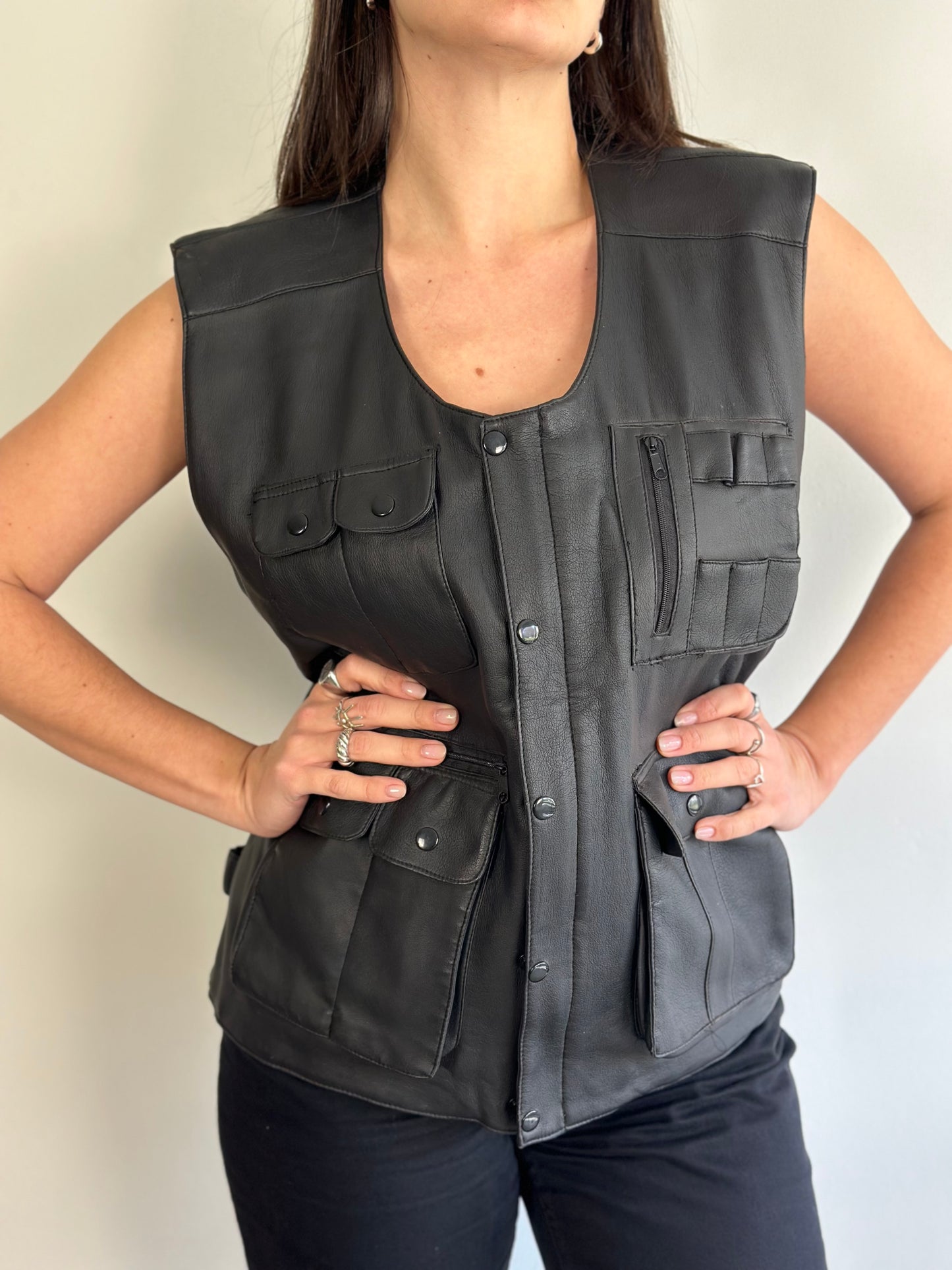 Vintage Leather Vest