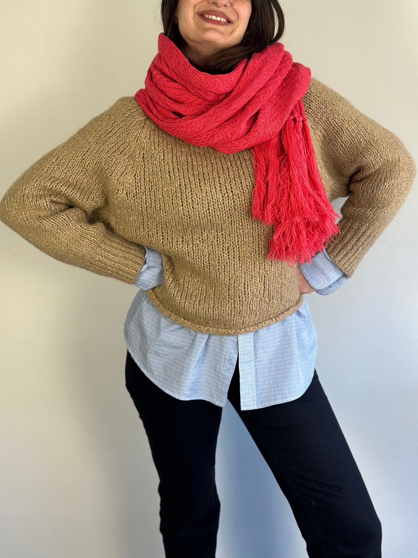 Vintage Pink Scarf
