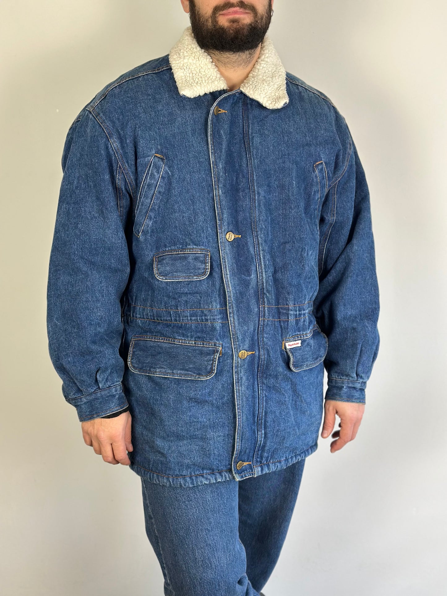 Vintage Sherpa Denim Jacket