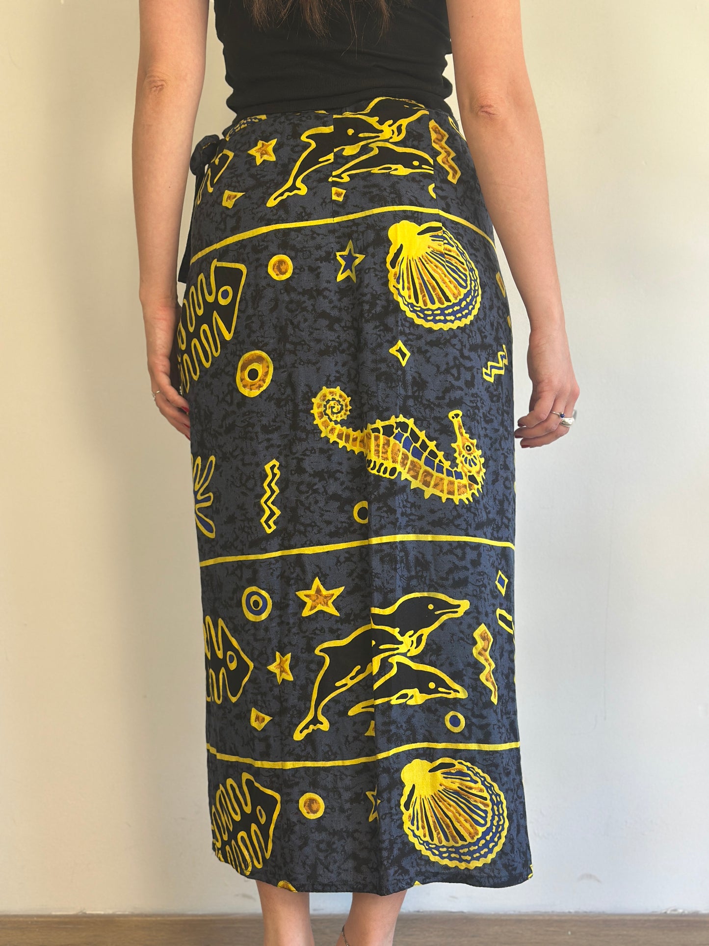 Vintage Wrap Skirt