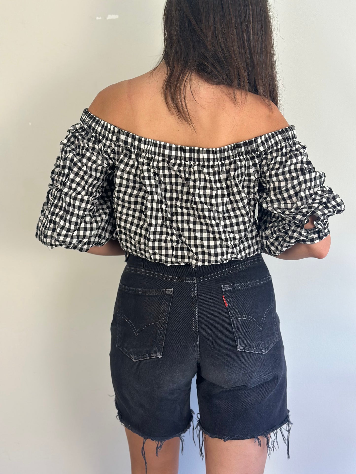Vintage Plaid Top