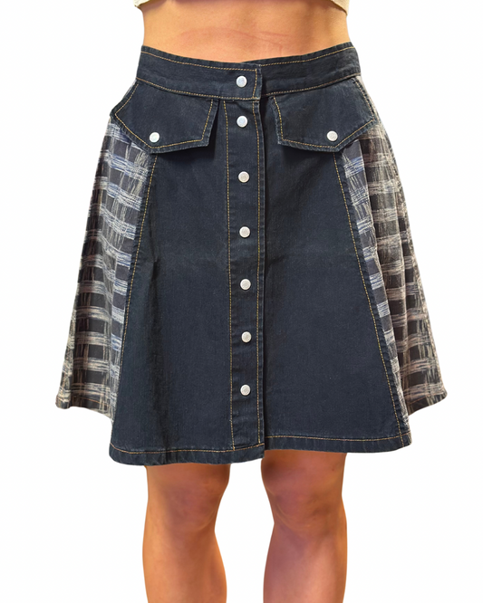 Vintage Denim Skirt