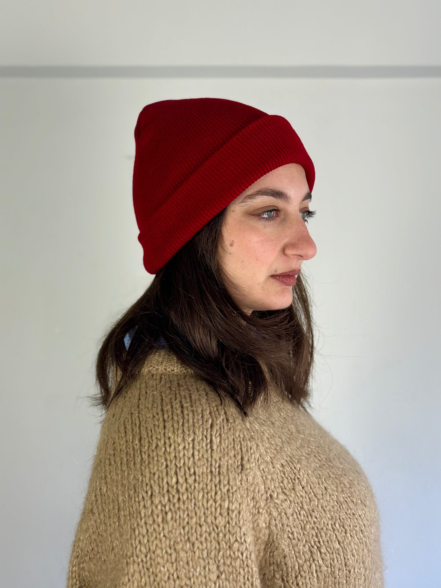 Dark Red Beanie