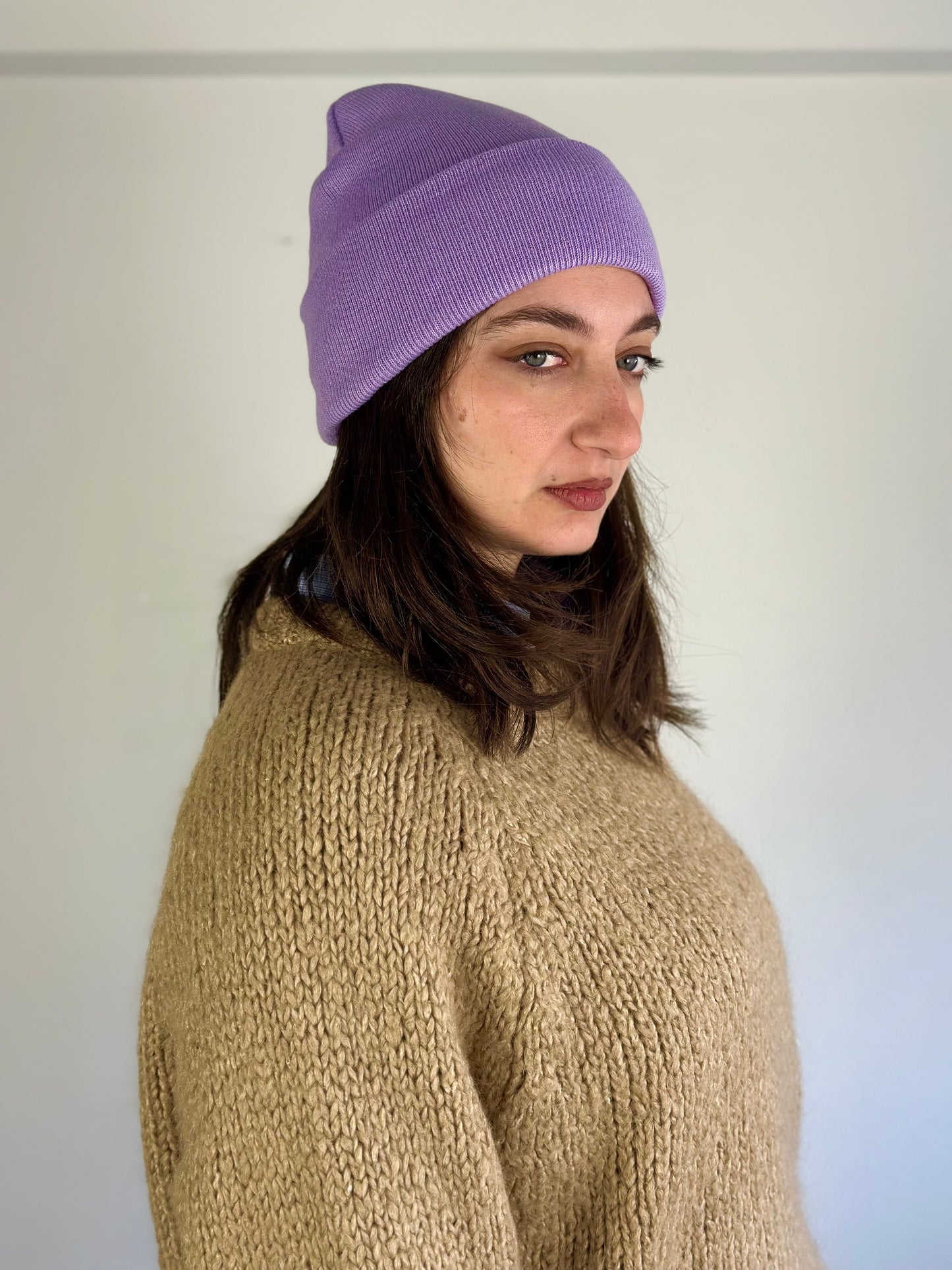 Purple Beanie