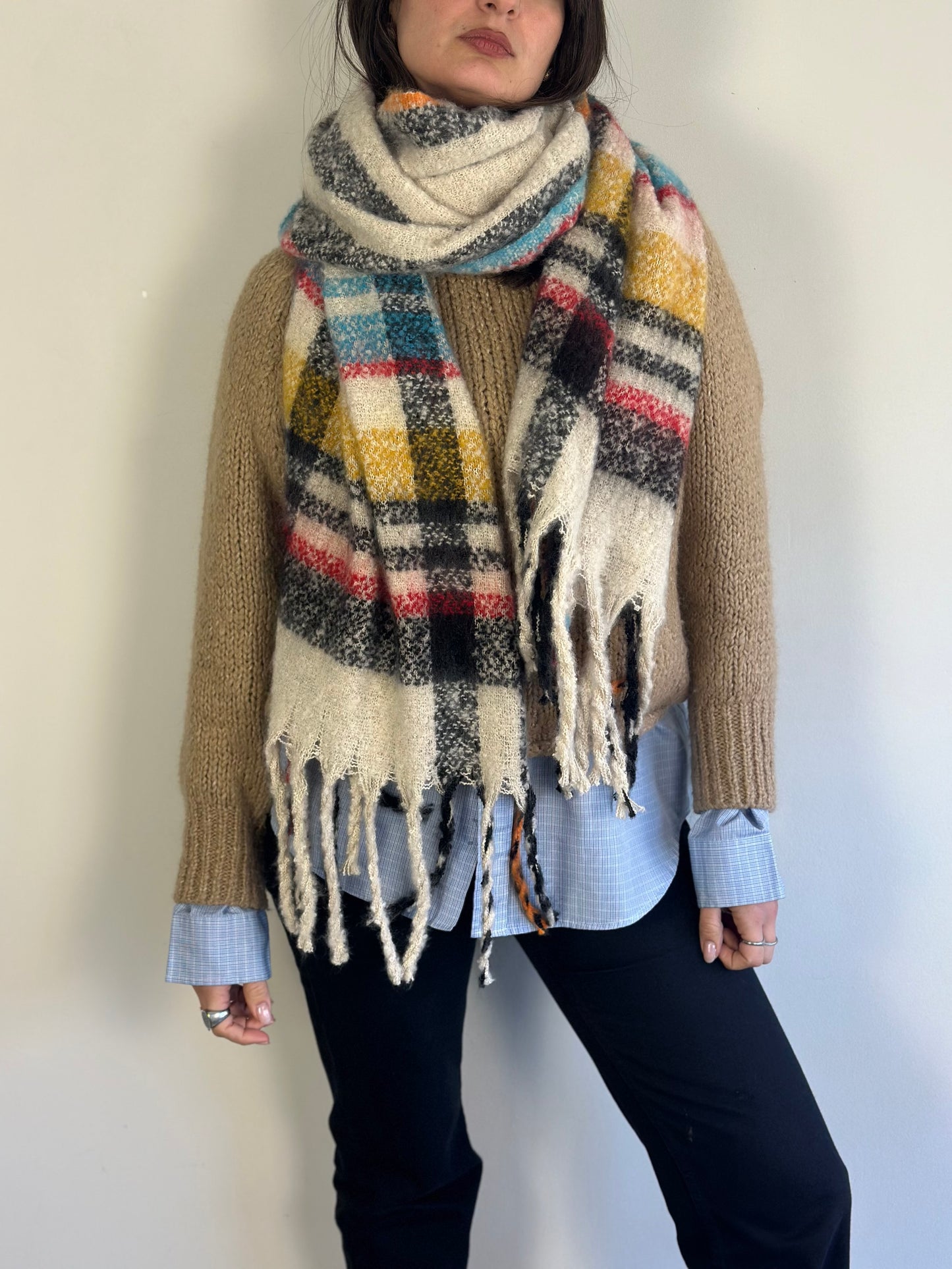 Checked Scarf