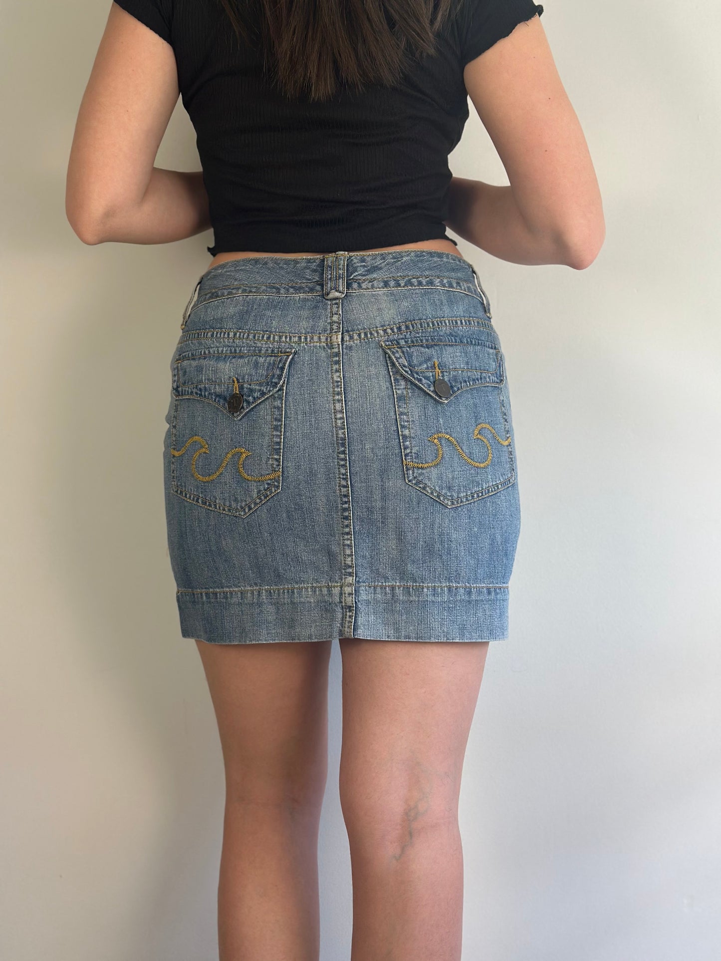 Denim Mini Skirt