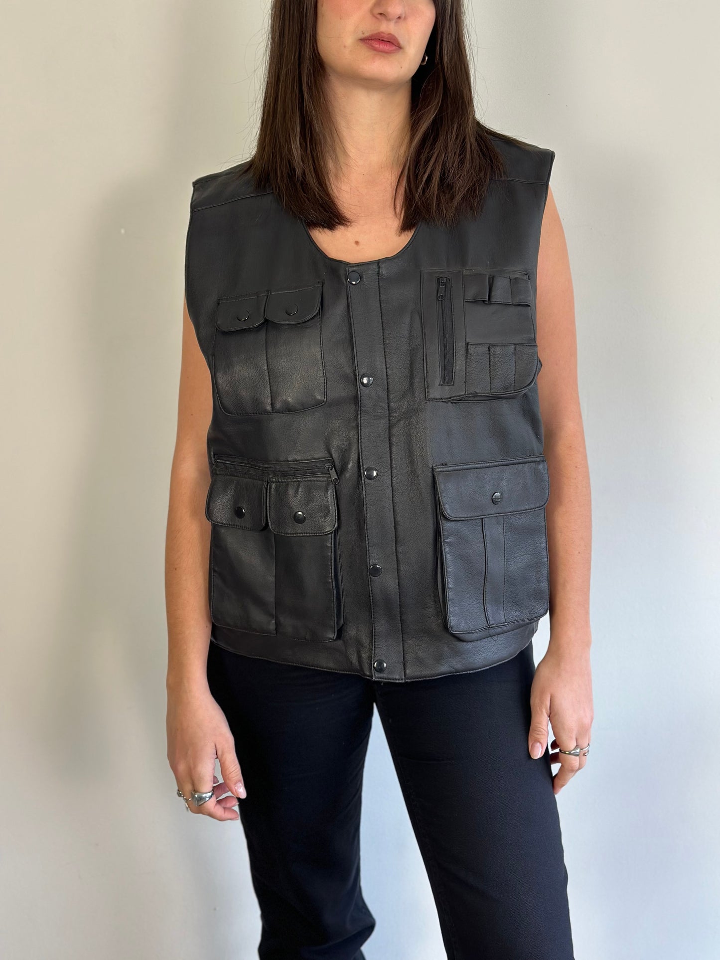 Vintage Leather Vest