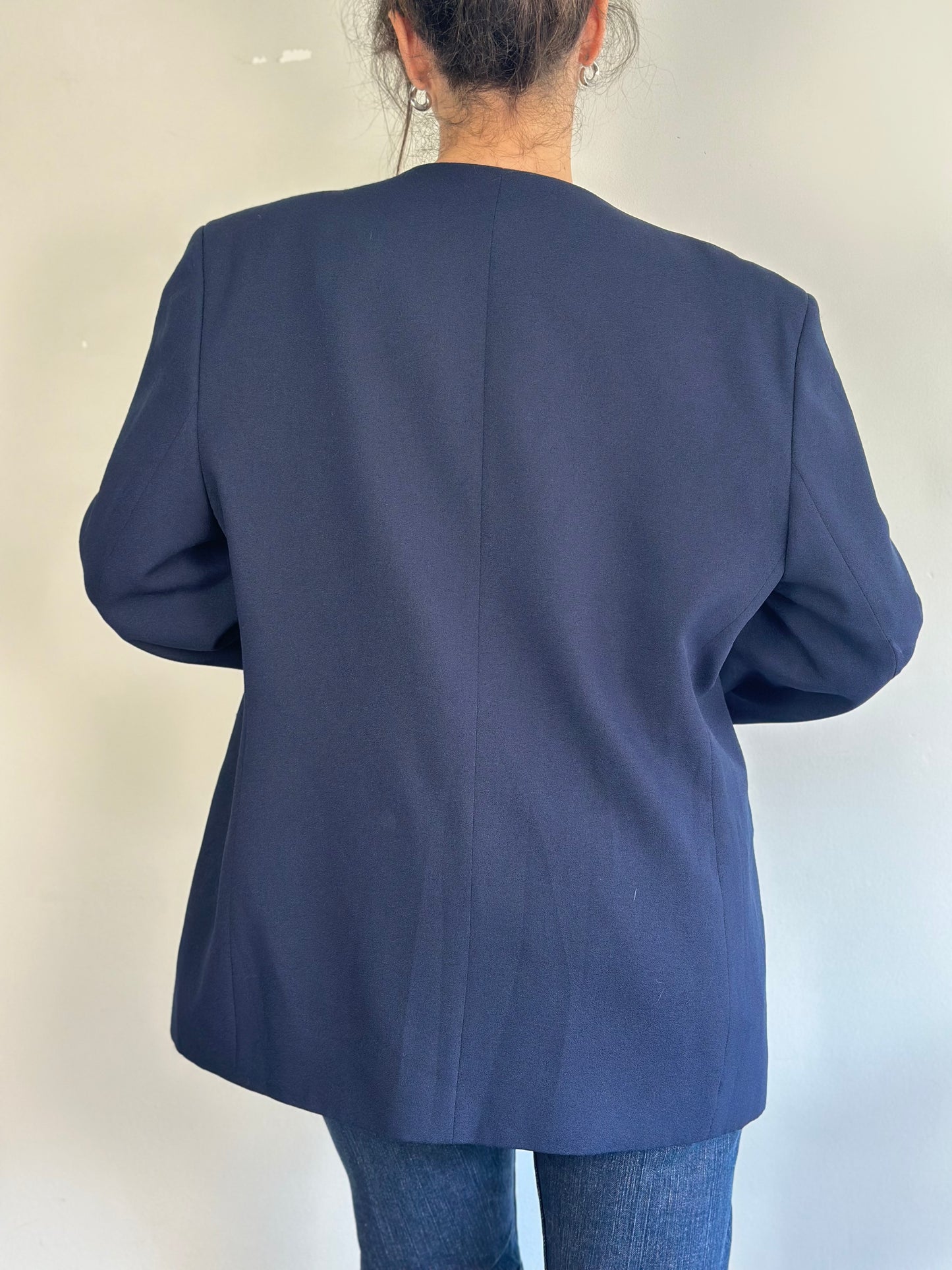 Vintage Dark Blue Blazer