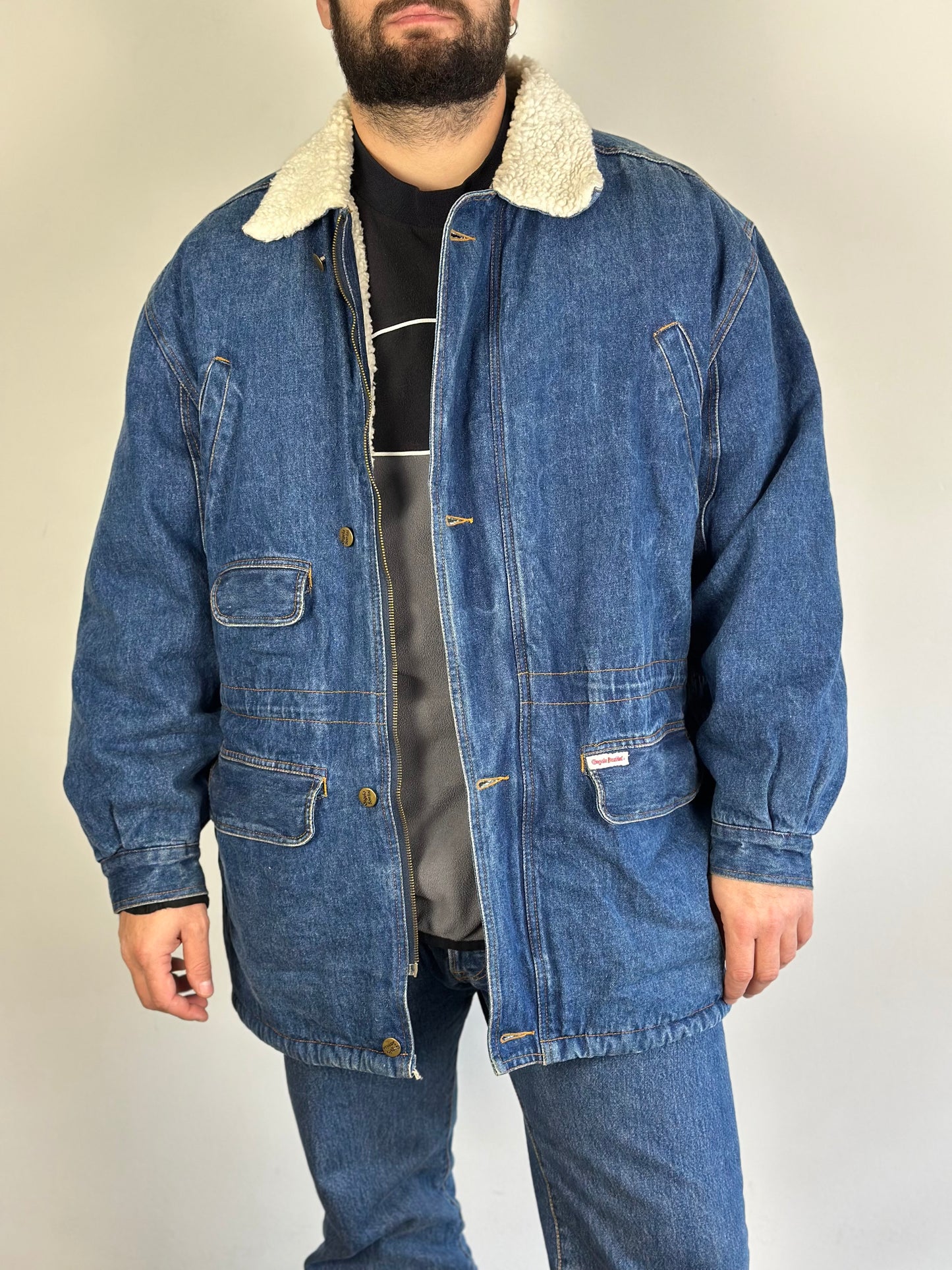 Vintage Sherpa Denim Jacket