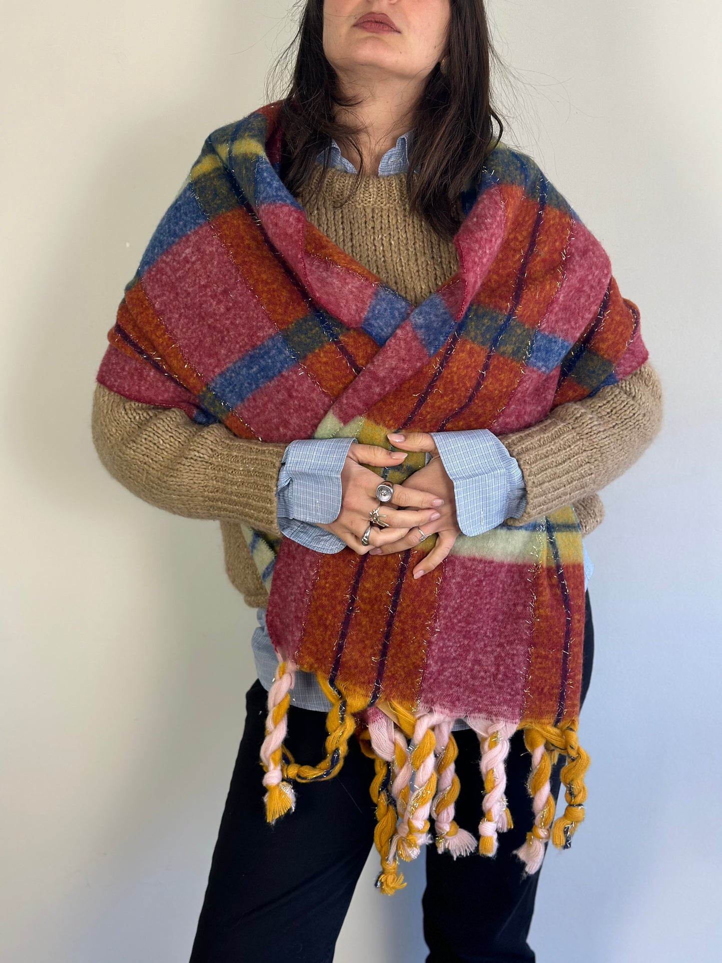 Checked Scarf