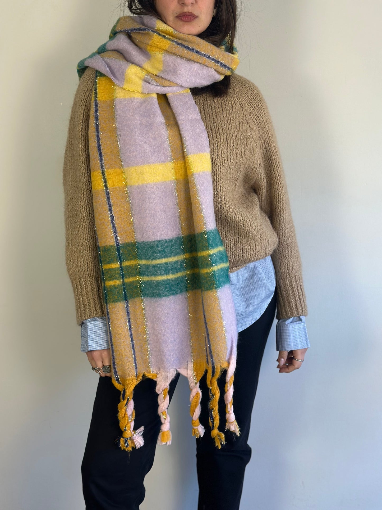 Checked Scarf
