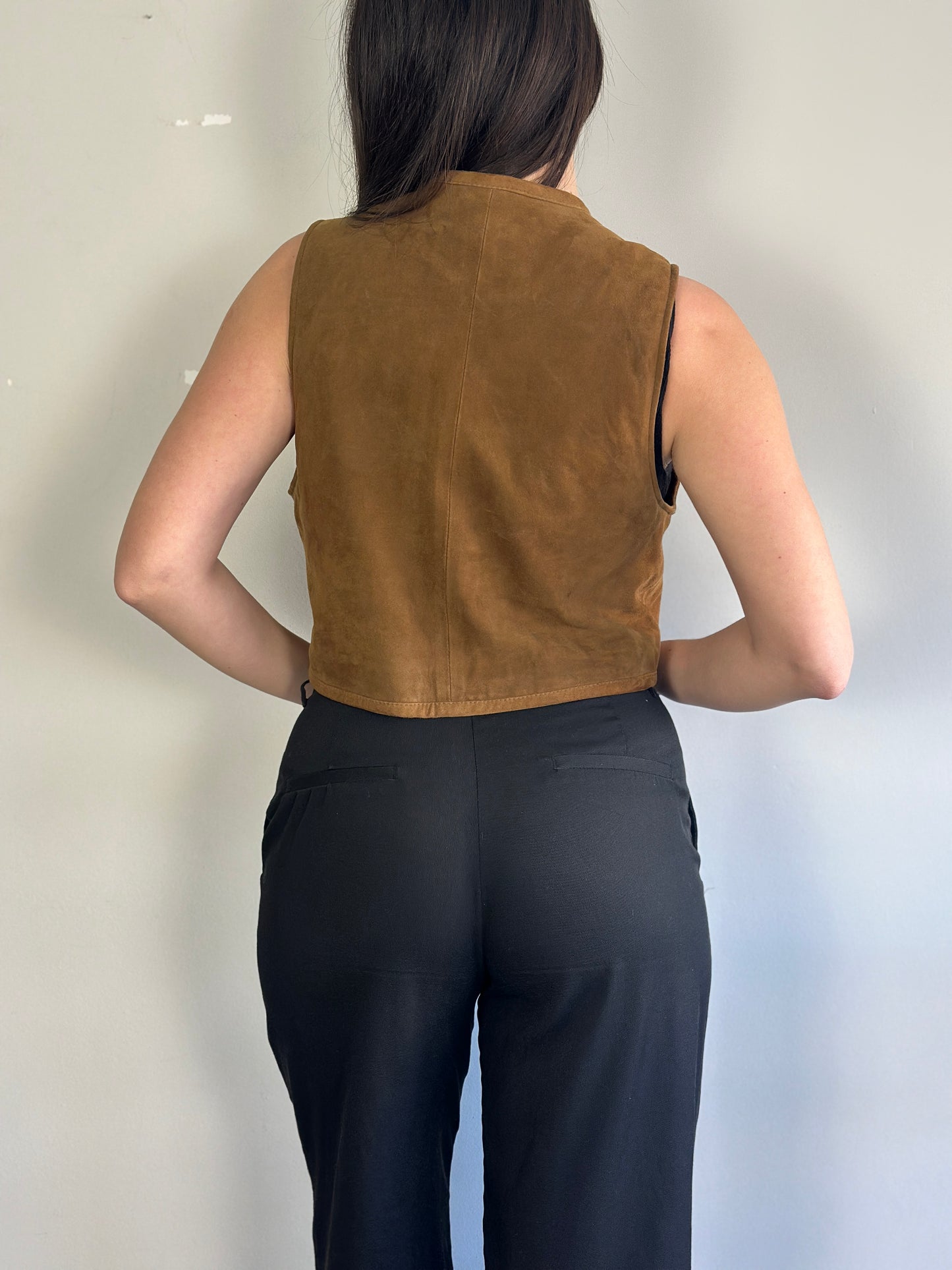 Vintage Suede Vest