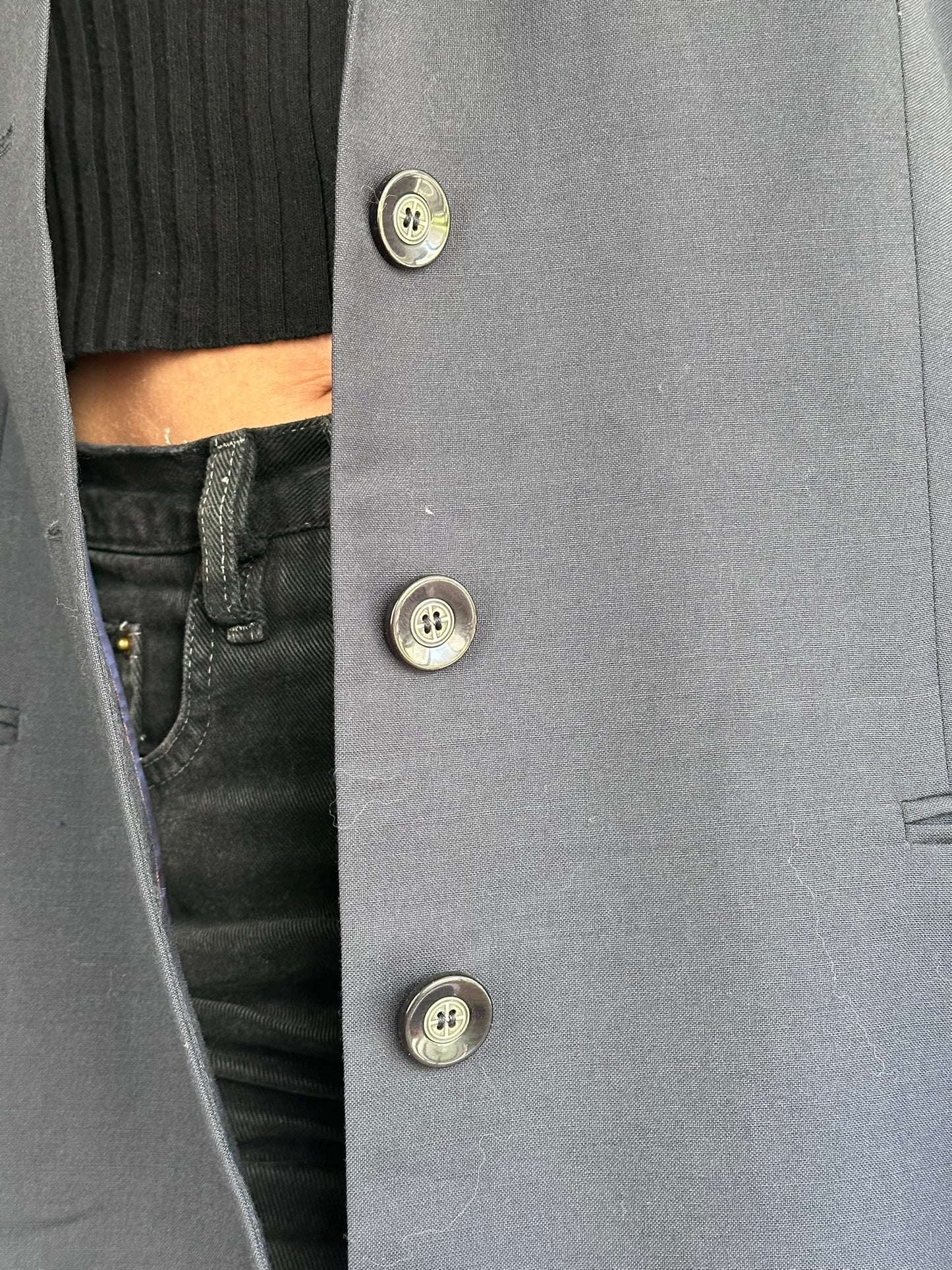 Dark Blue Vintage Blazer