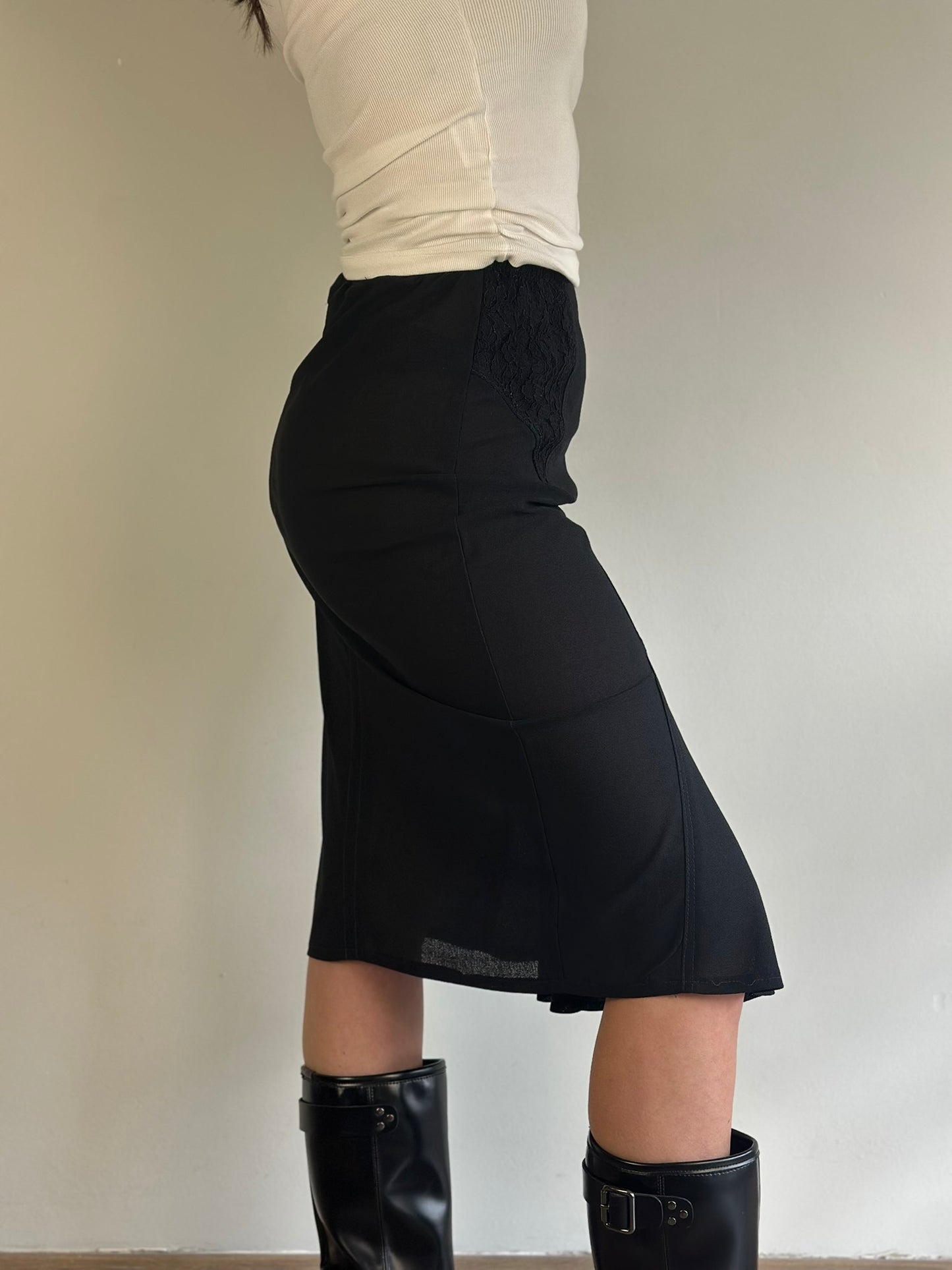 Midi Sheer Skirt