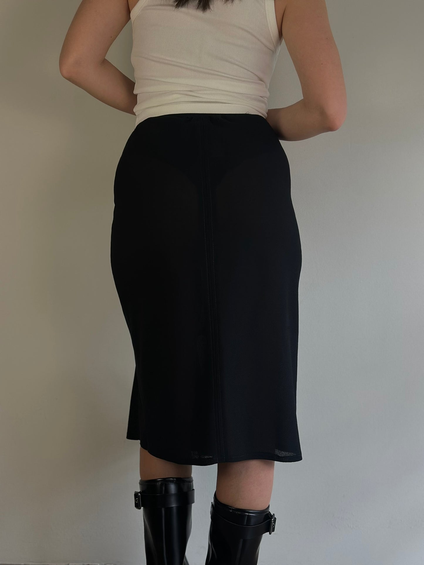 Midi Sheer Skirt