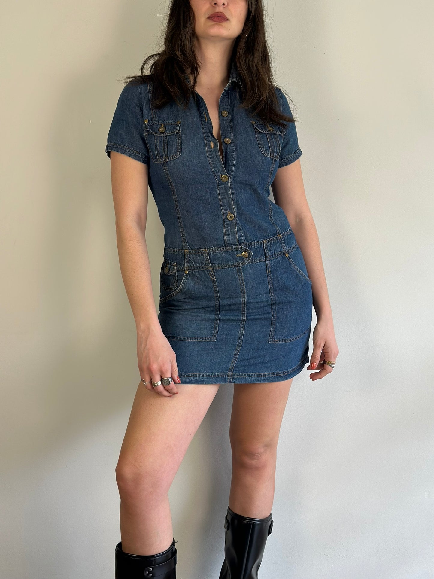 Vintage Denim Dress