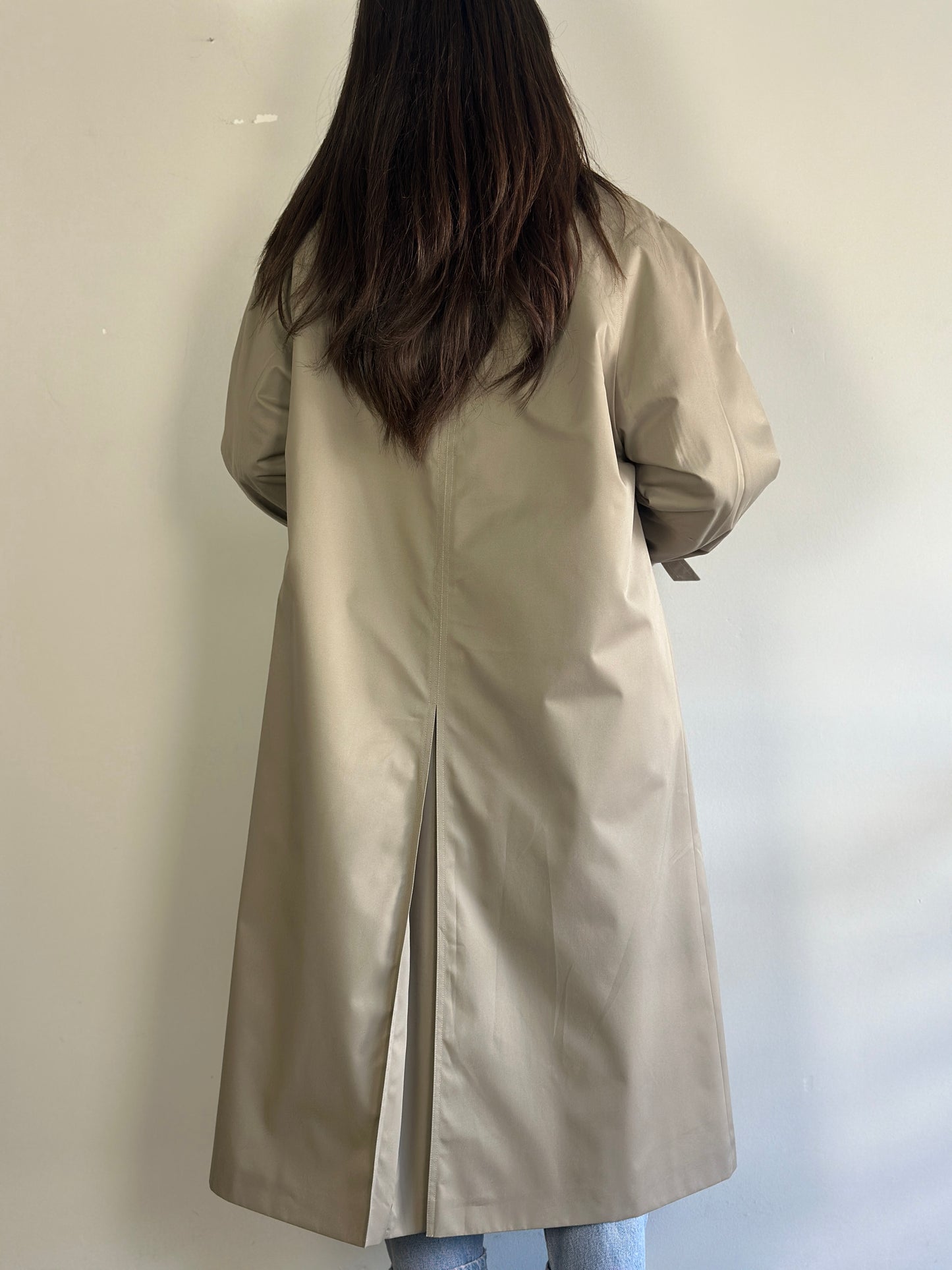 Vintage Khaki Trench Coat