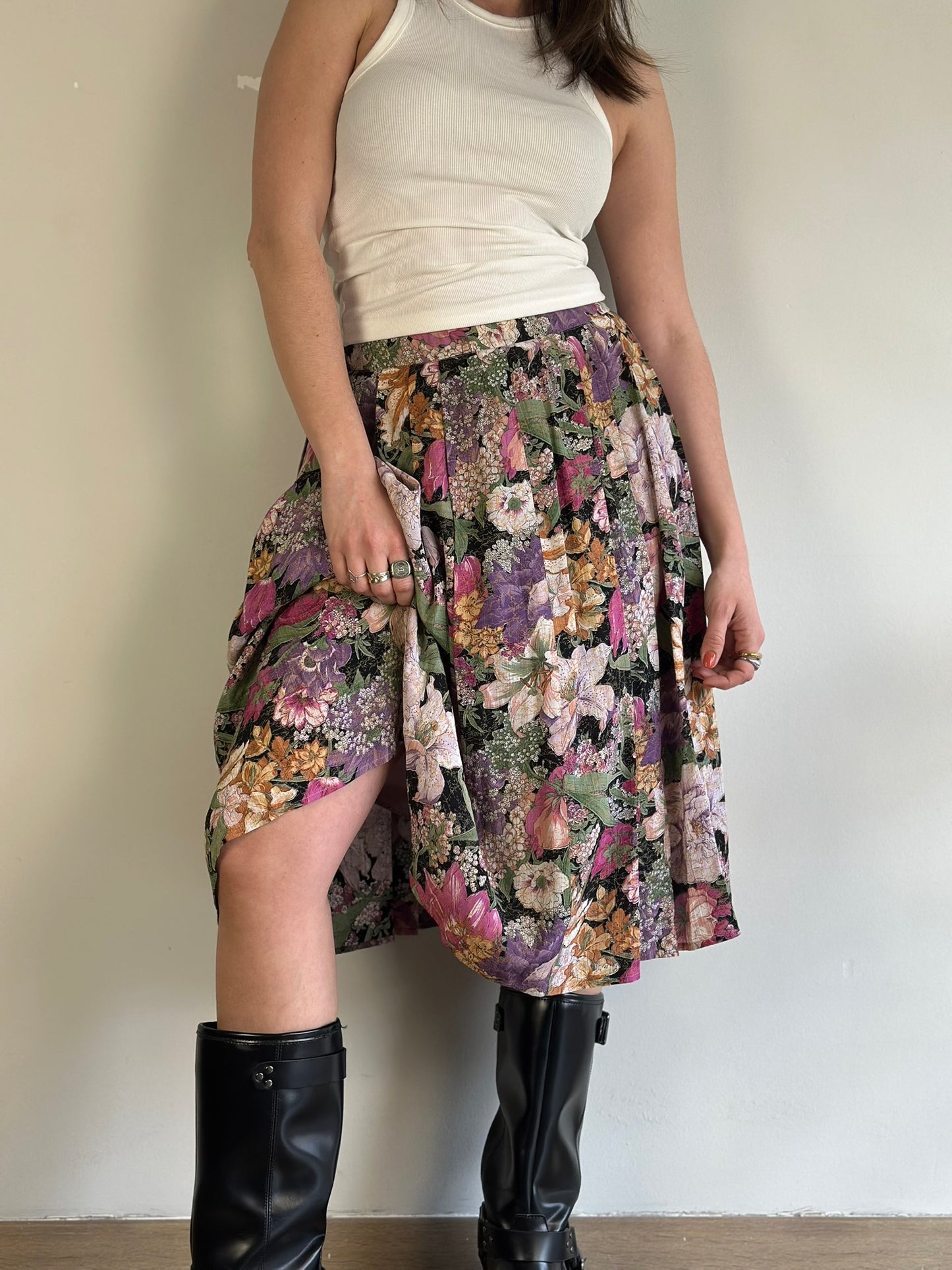 Vintage Midi Skirt
