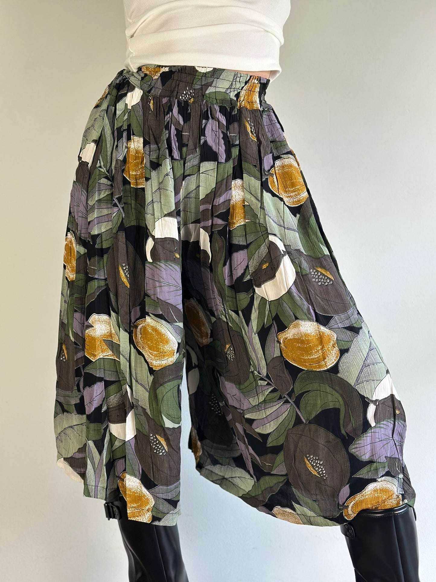 Culotte Trousers with printed pattern
