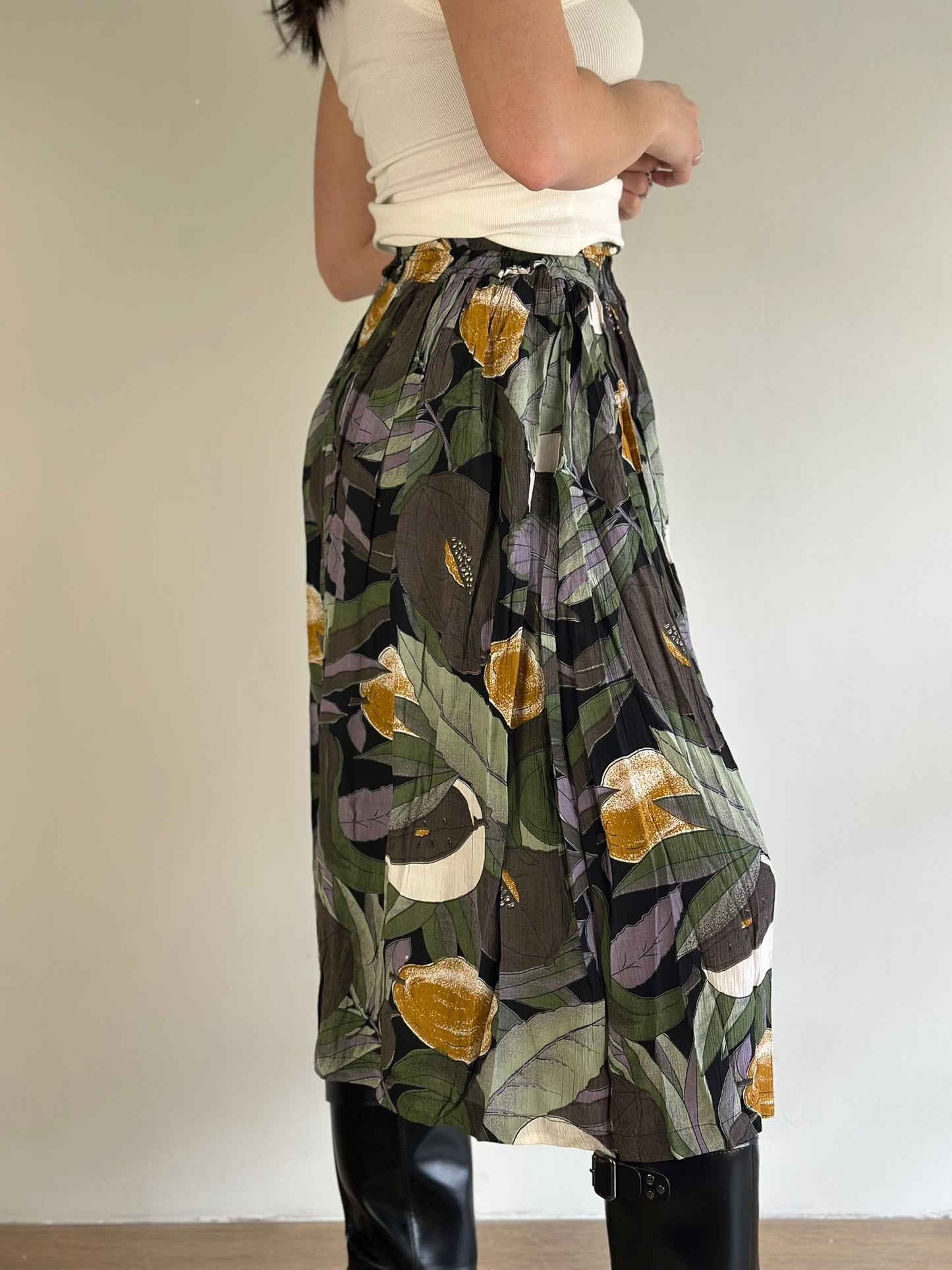 Culotte Trousers with printed pattern