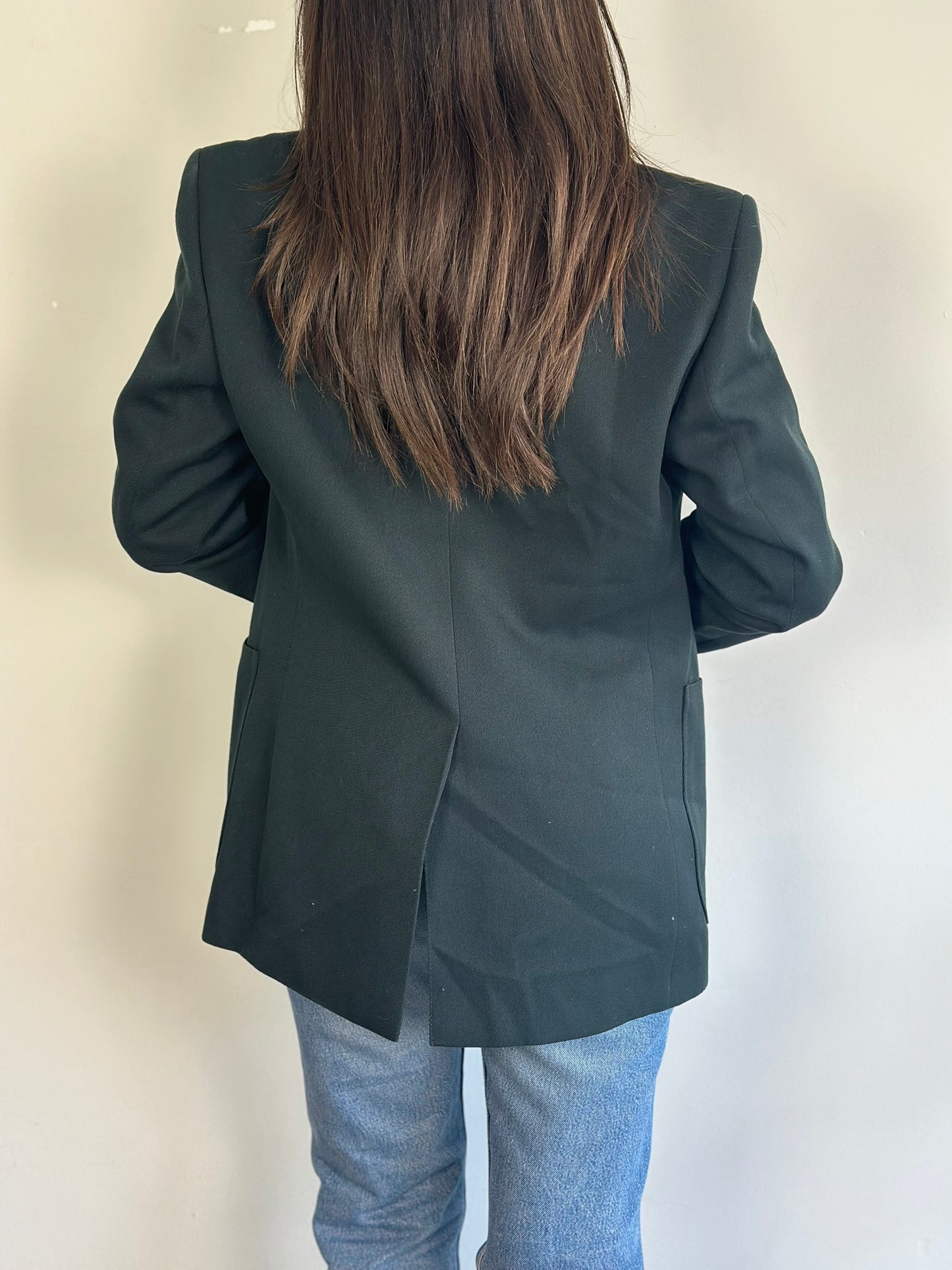 Vintage Dark Green Blazer