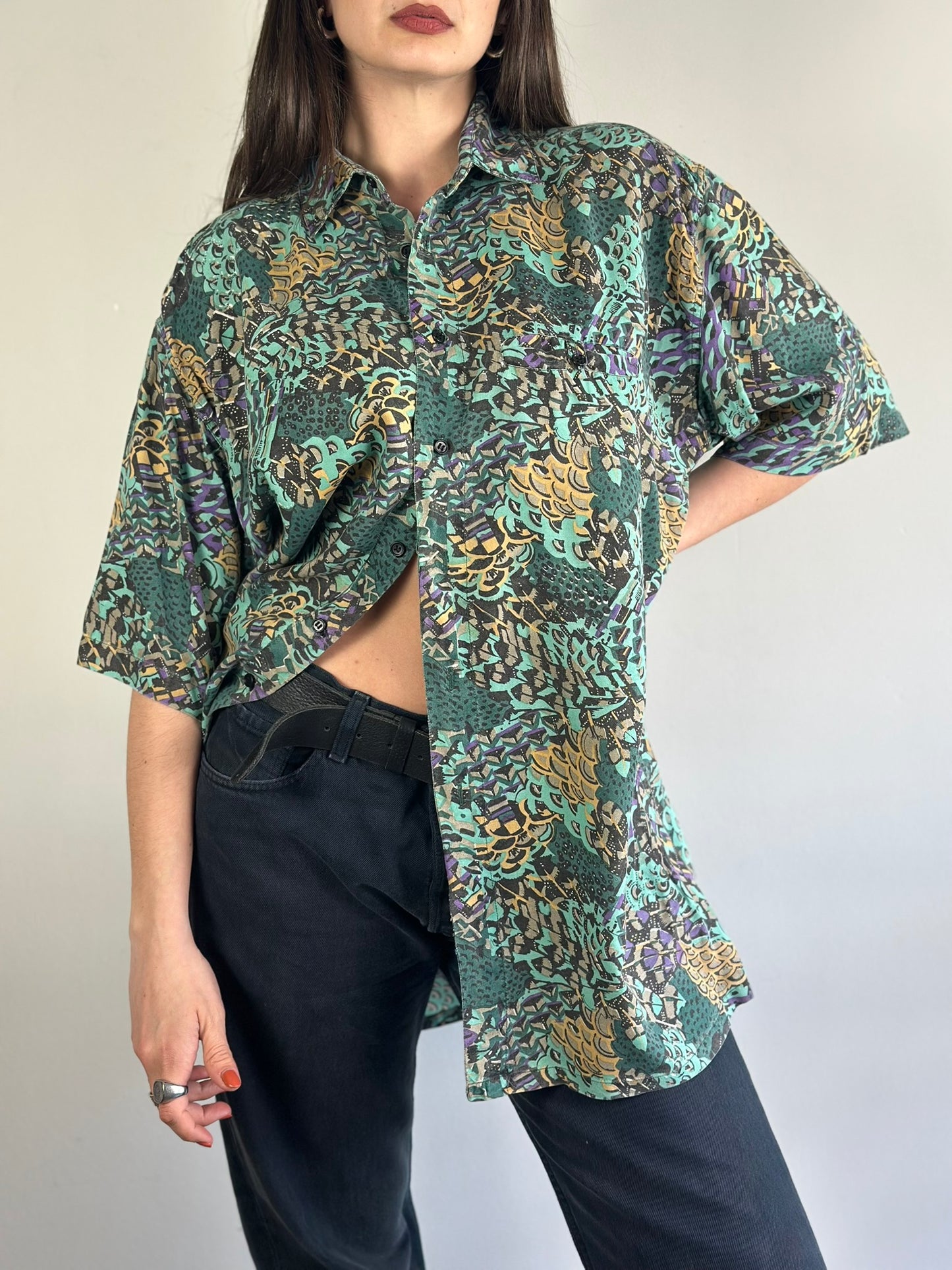 Vintage Patterned Shirt