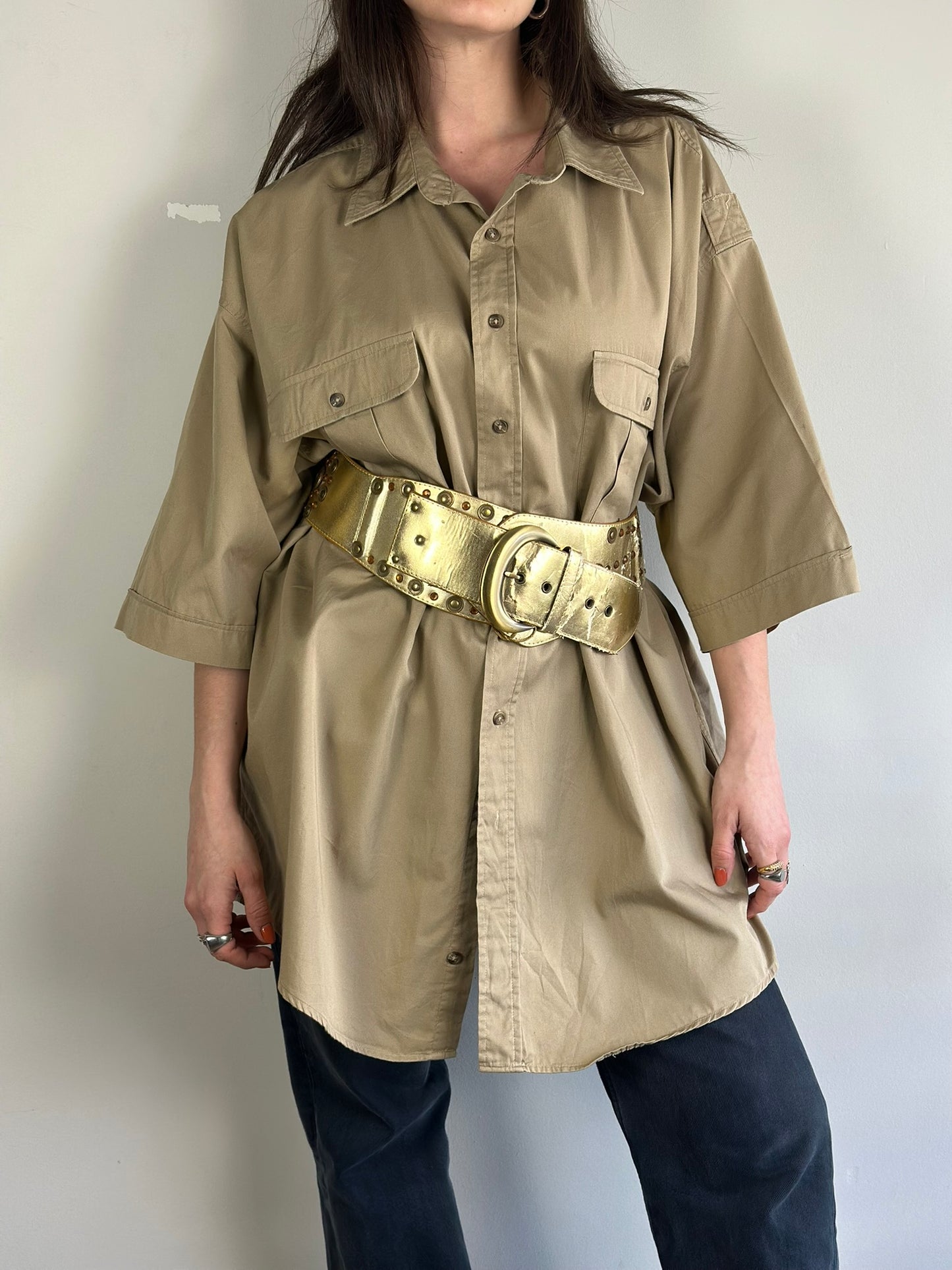 Vintage Khaki Shirt