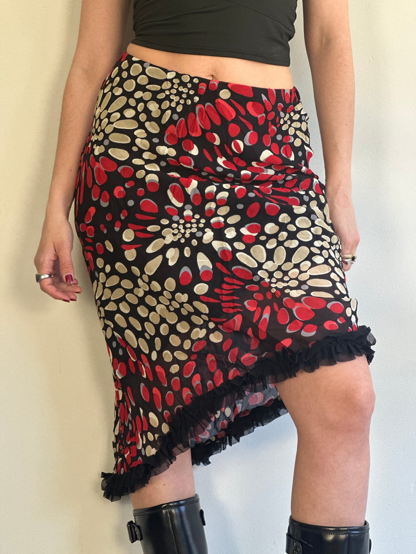 Vintage Asymmetrical Skirt