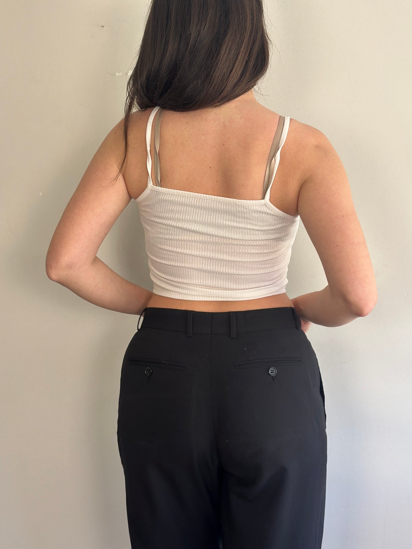 White Crop Top