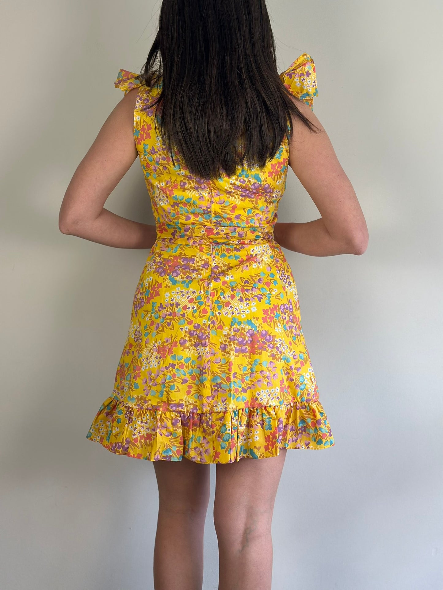 Vintage Floral Mini Dress