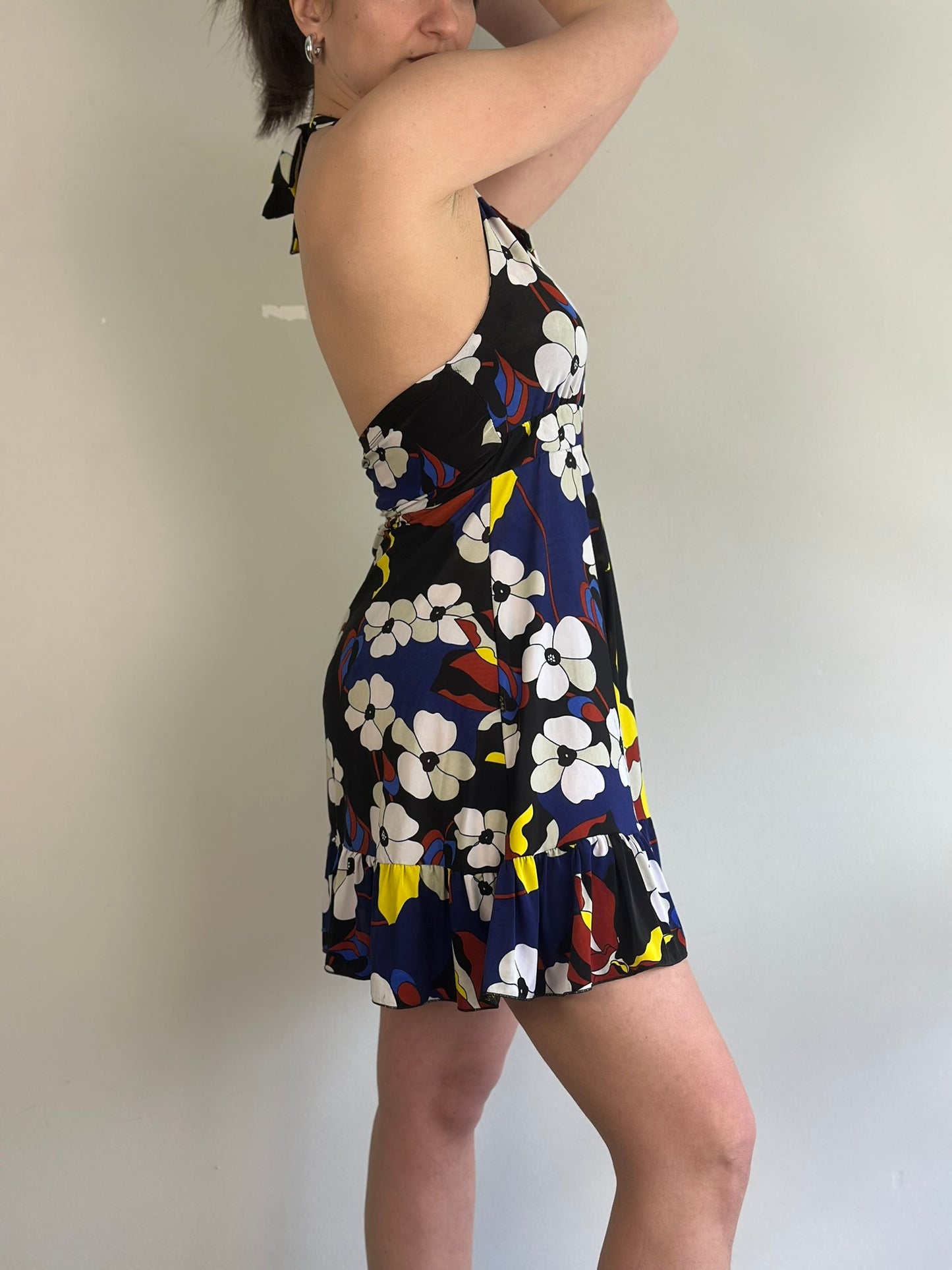 Vintage Mini Backless Dress