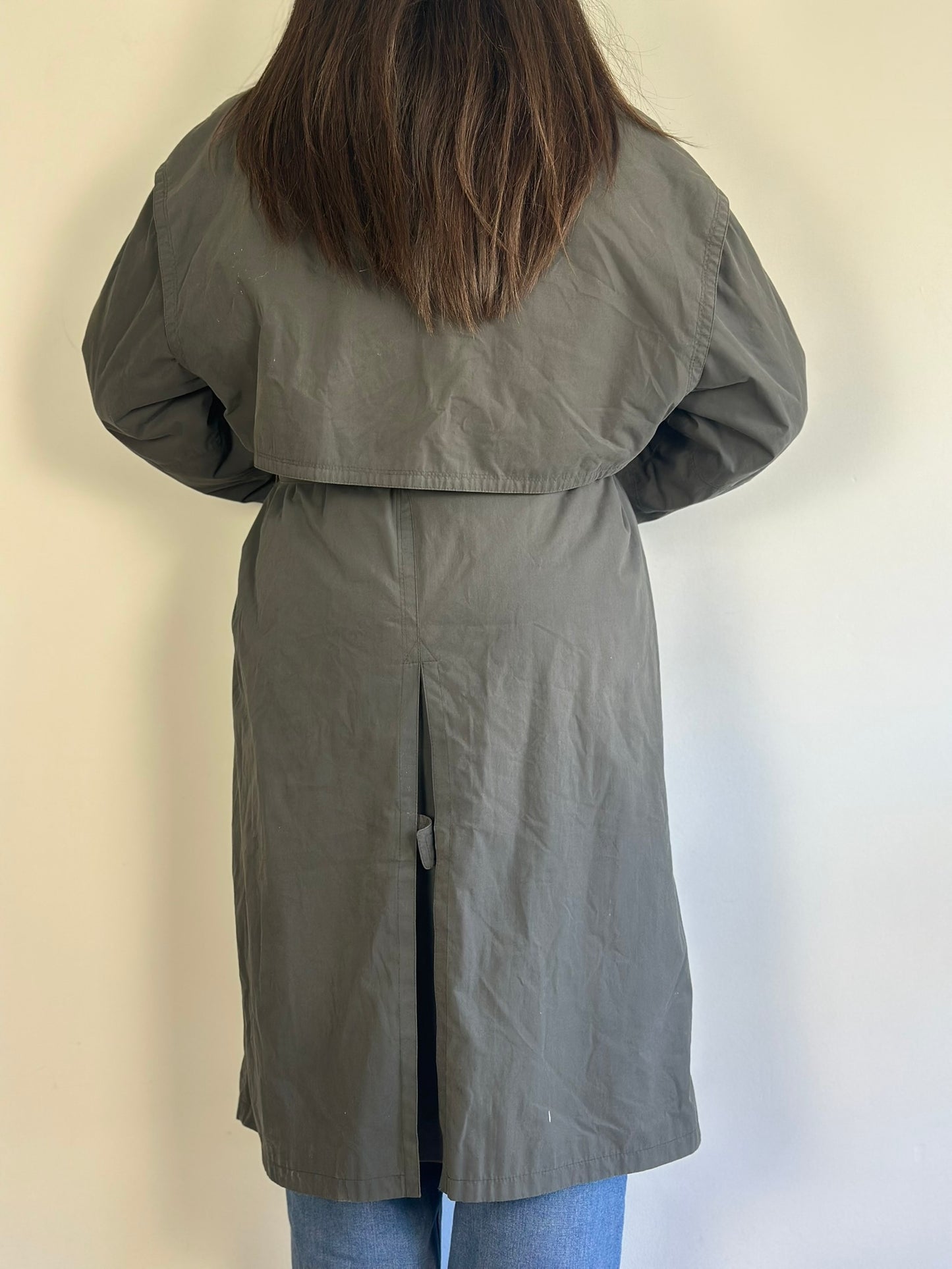 Vintage Khaki Trench Coat