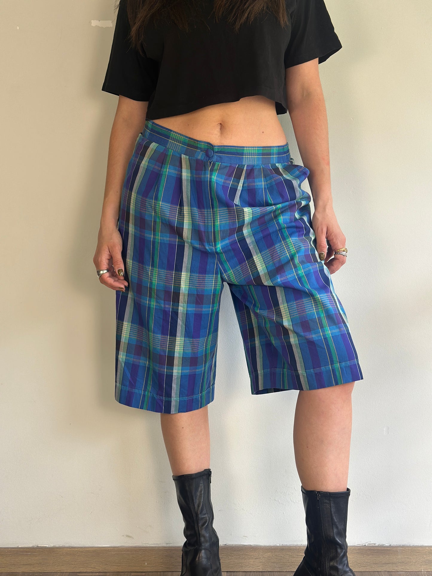 Vintage Plaid Bermuda