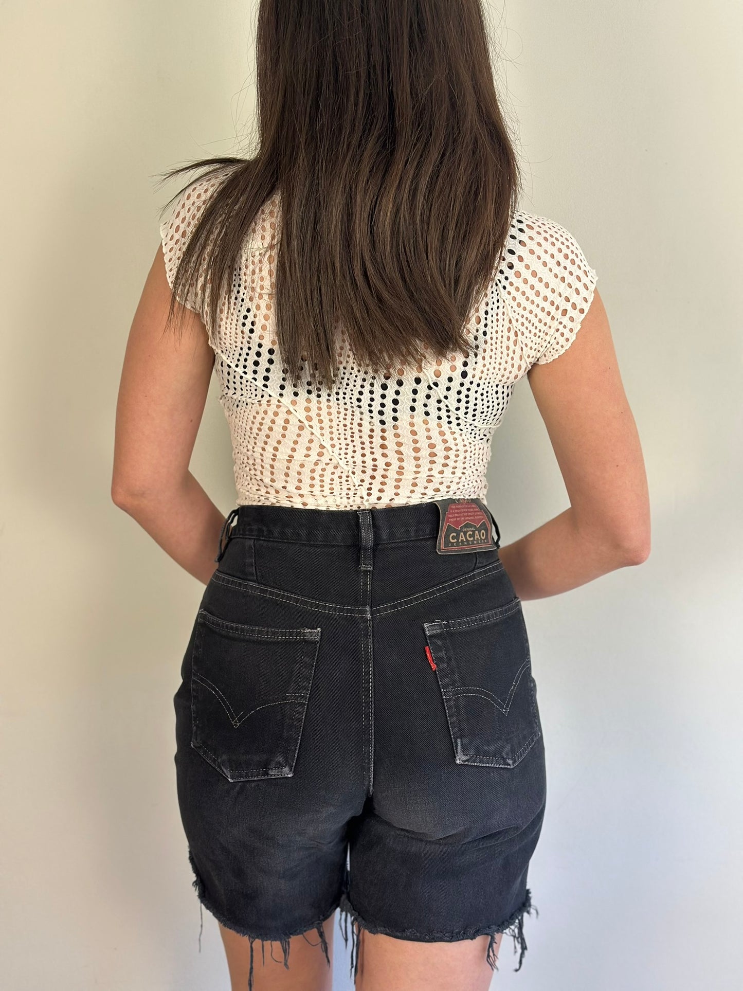 Mesh Crop T-shirt