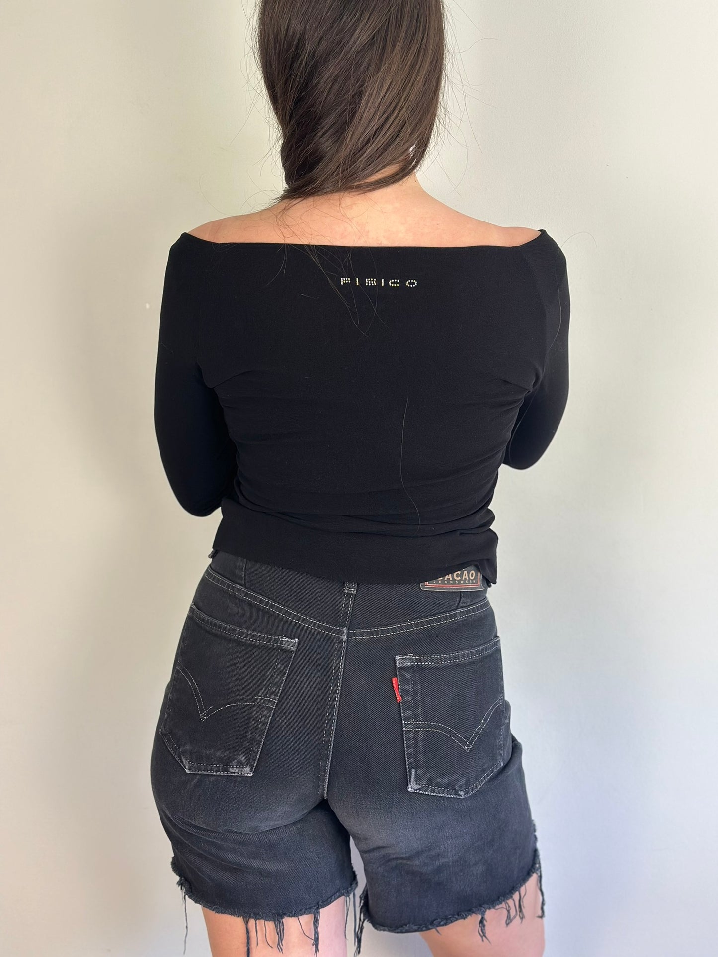 Off shoulder Black Top